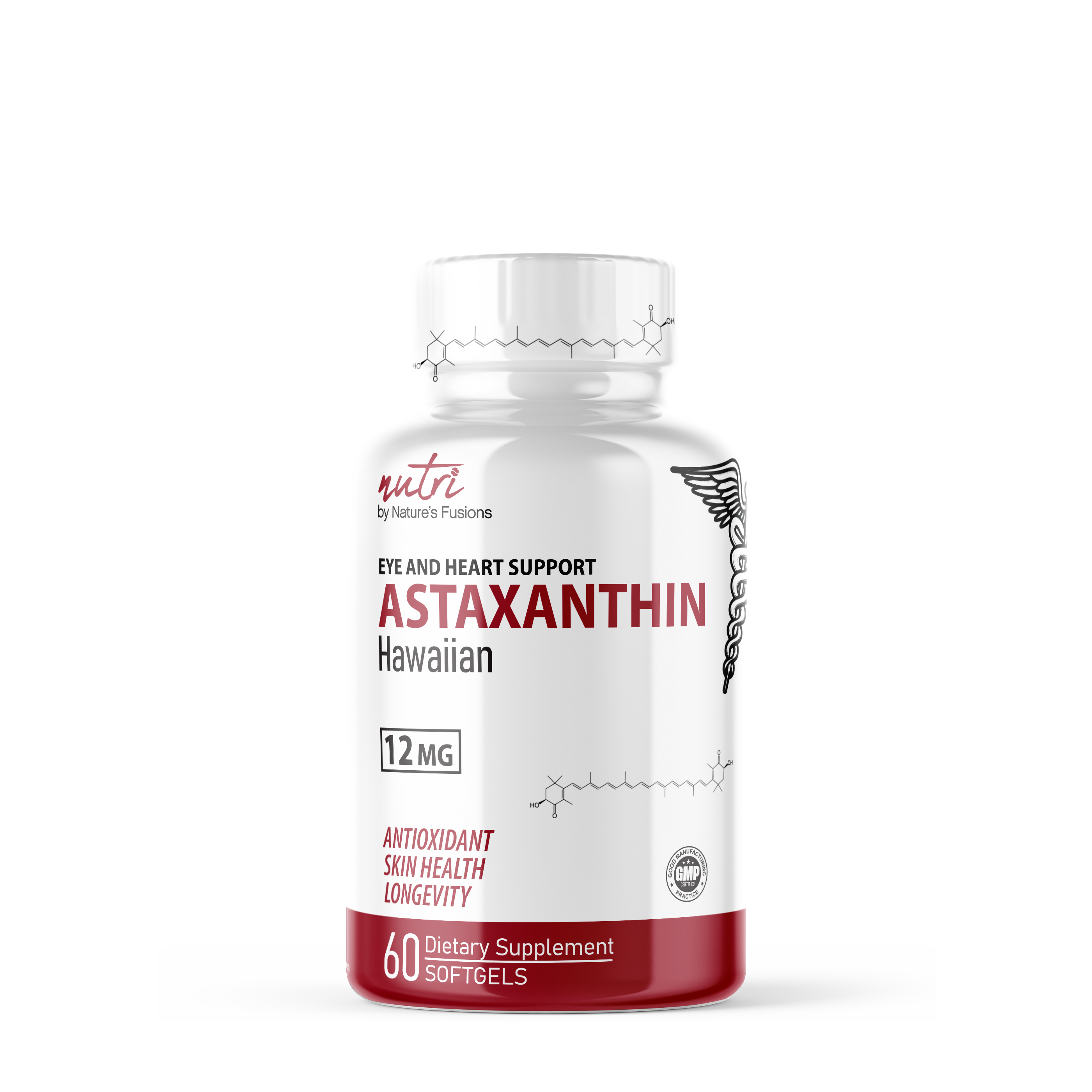 Astaxanthin 12mg - 60 Softgels (60 Servings)