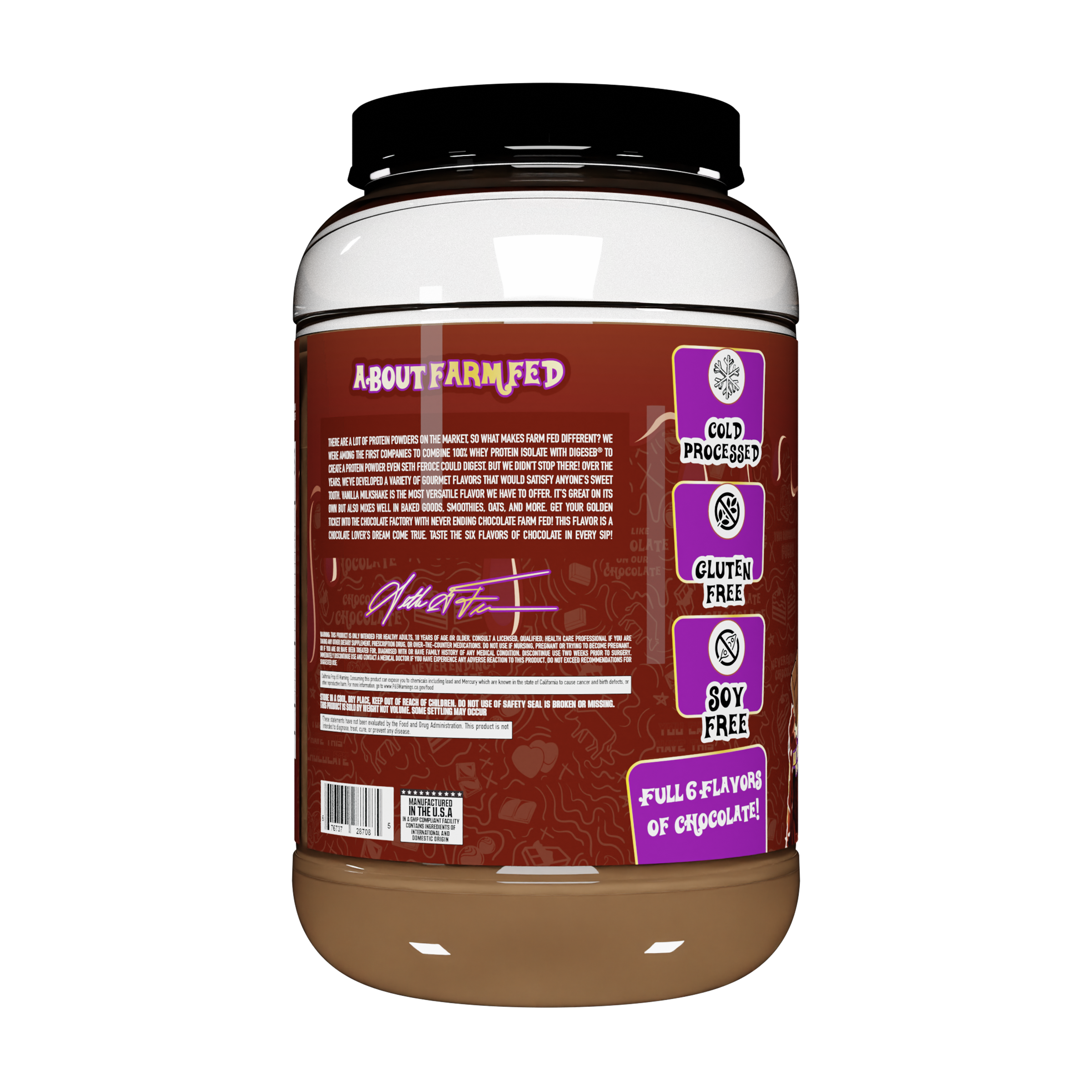 Farm Fed Protein - Never Ending Chocolate (28 Servings) Never Ending Chocolate | GNC