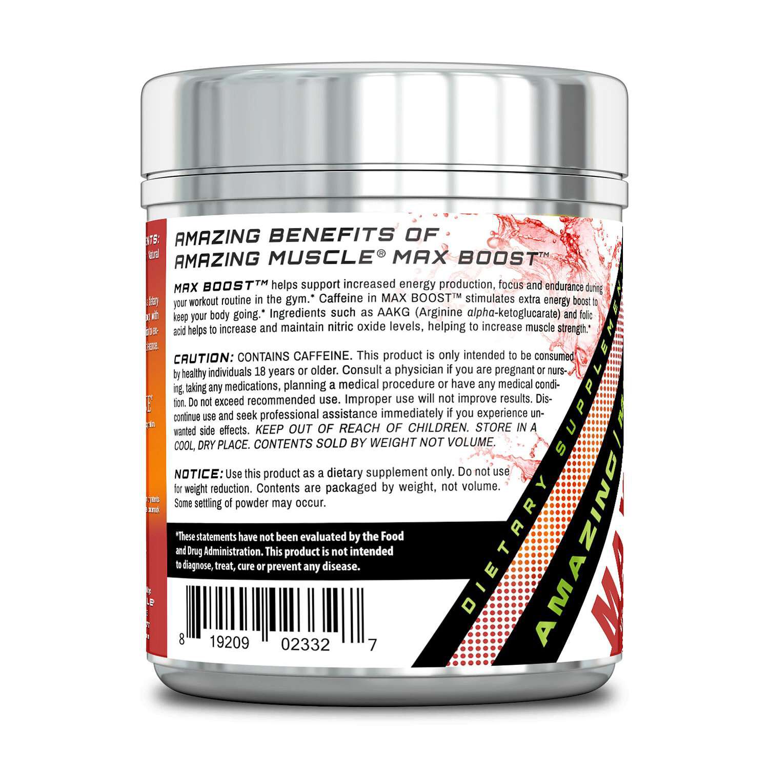 Max Boost&trade; Ultimate Pre-Workout - Fruit Punch (60 Servings)