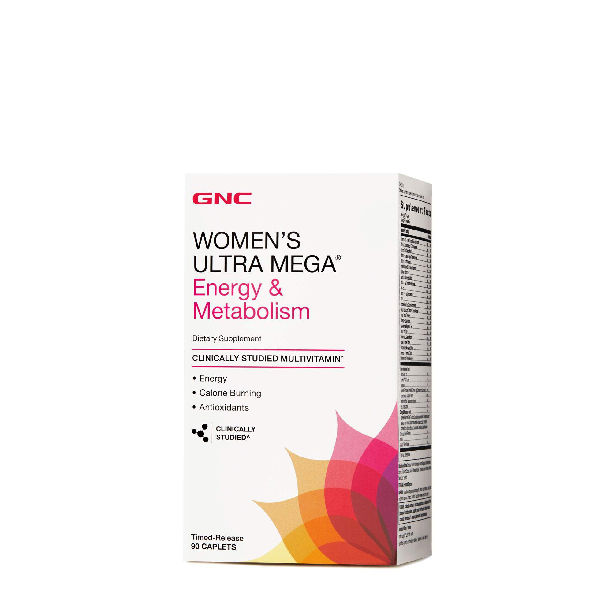 Gnc Women S Ultra Mega Energy Metabolism Multivitamin 90ct Gnc