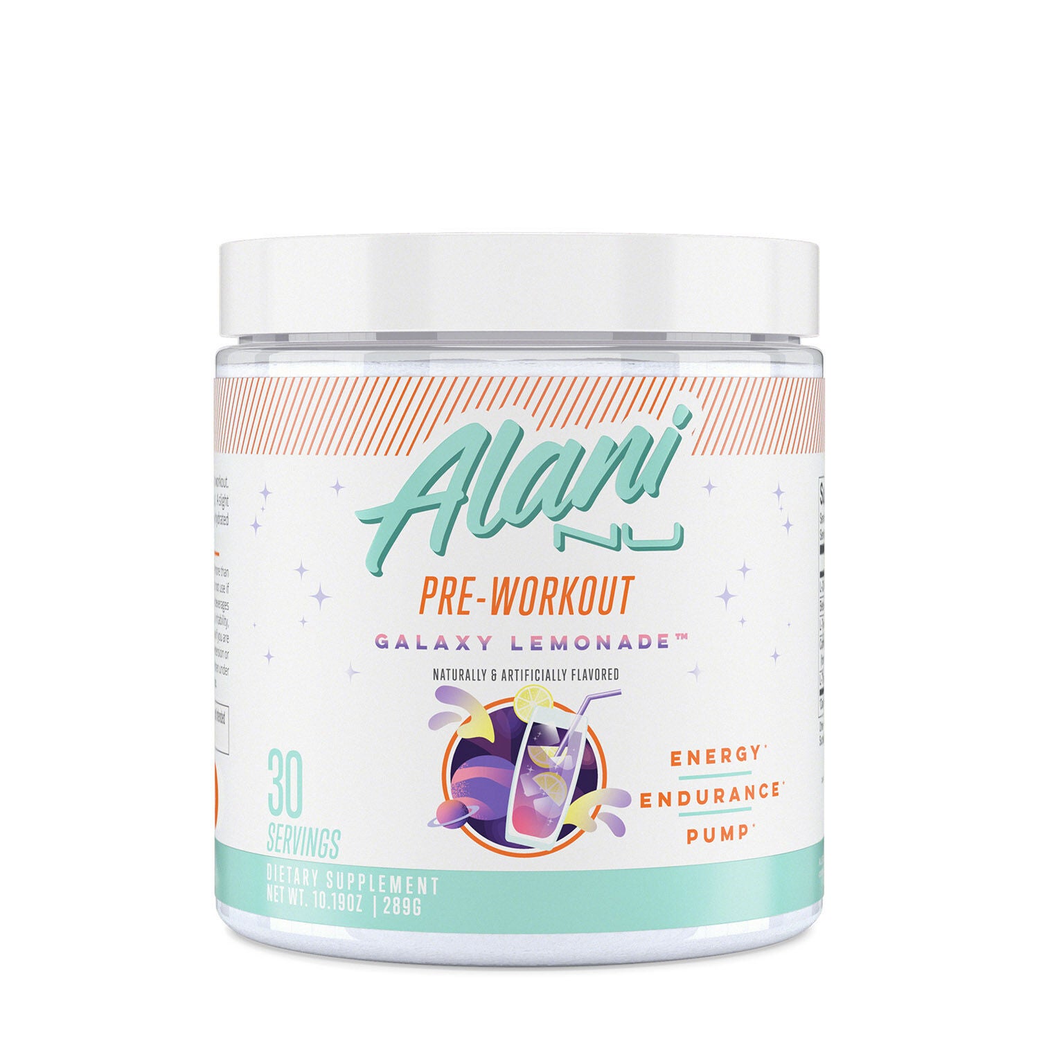 Alani Nu Pre-Workout Vegan - Galaxy Lemonade (30 Servings)