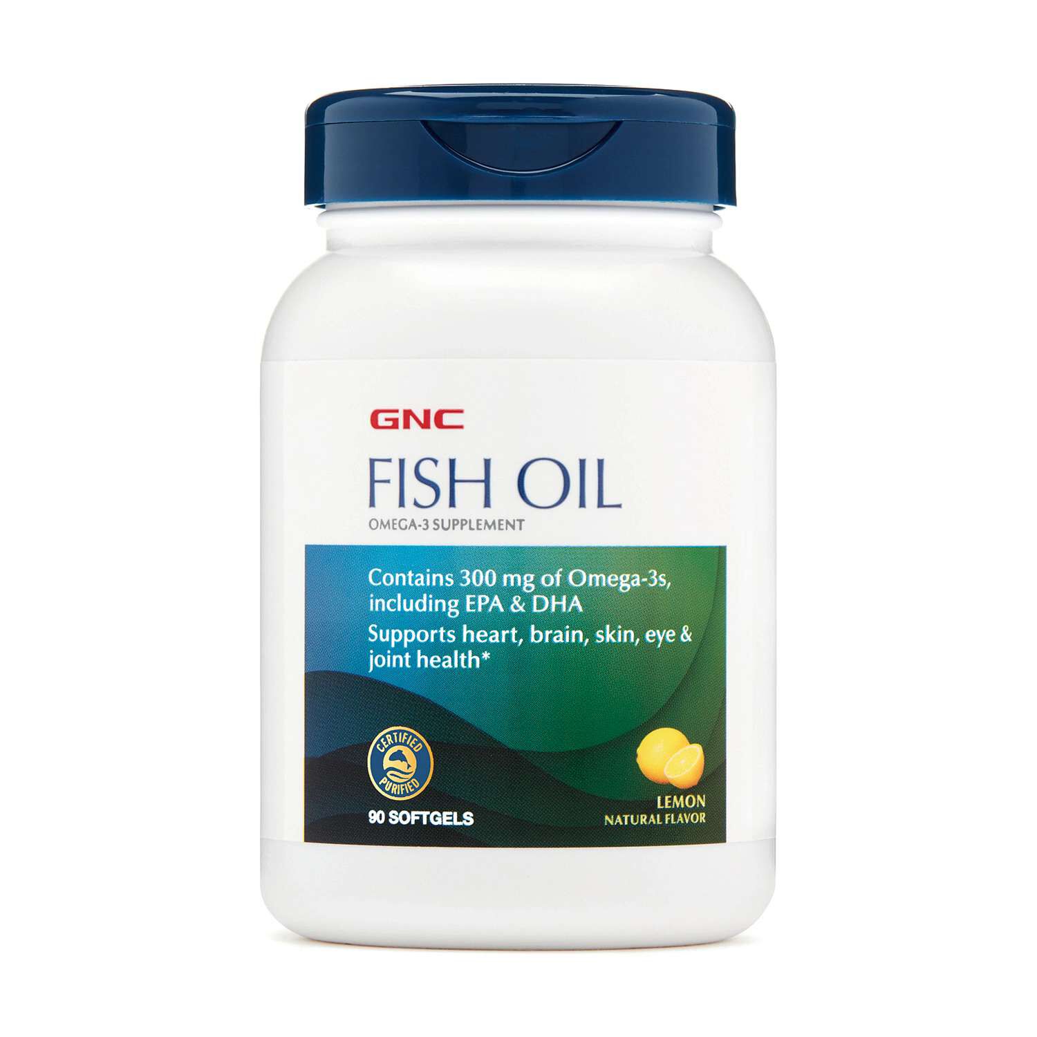 Fish Oil - Lemon - 90 Softgels (90 Servings)