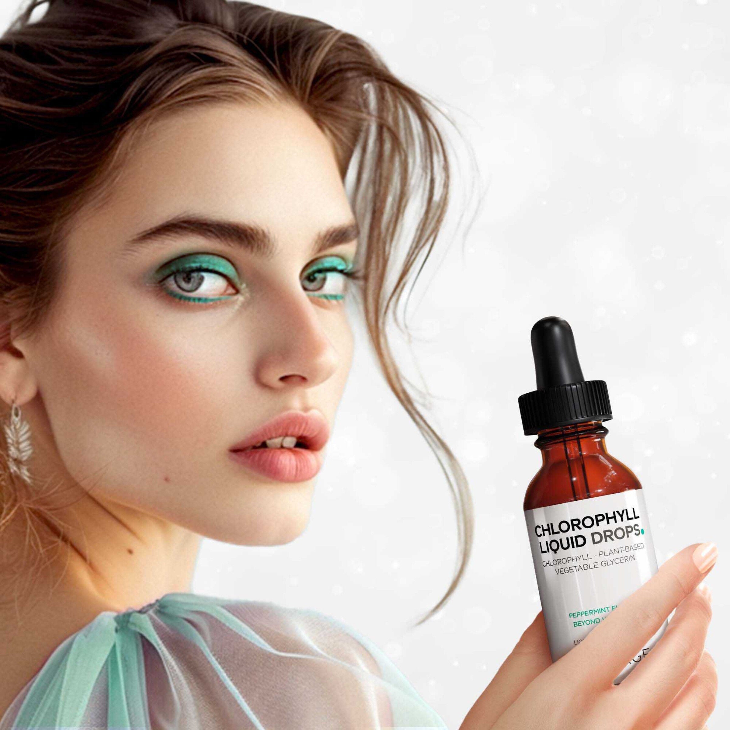 Chlorophyll Liquid Drops 50 mg - Peppermint - 2 oz. (30 Servings)  | GNC