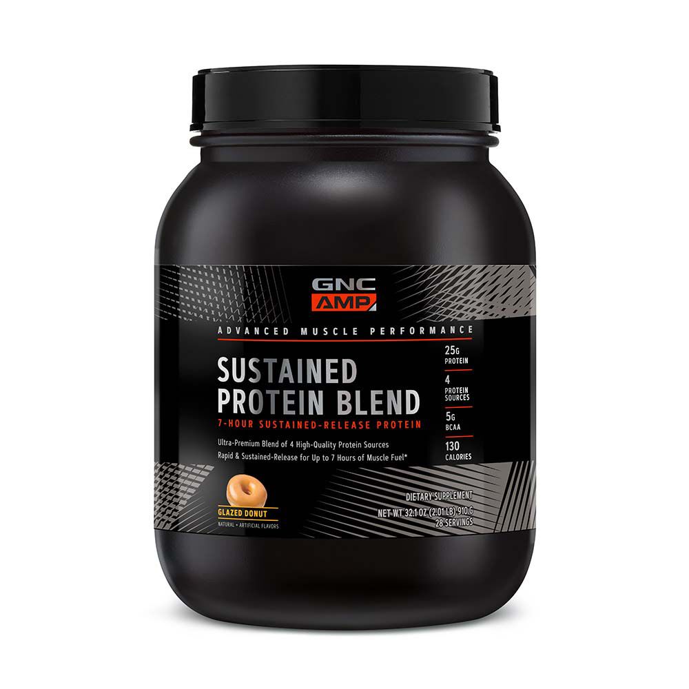 Gnc Amp Sustained Protein Blend Glazed Donut Gnc