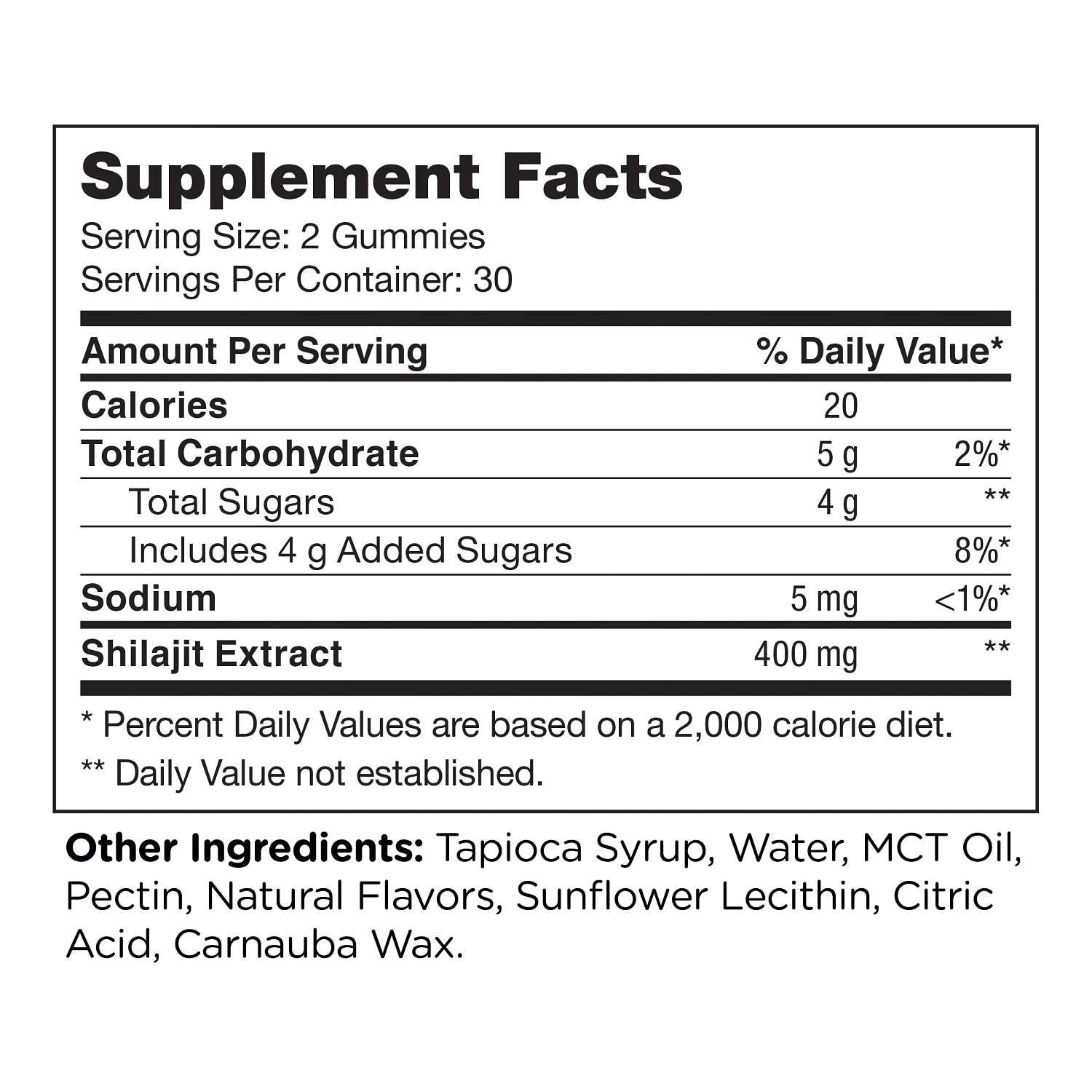 Chapter Six: Shilajit - Raspberry - 60 Gummies (30 Servings)