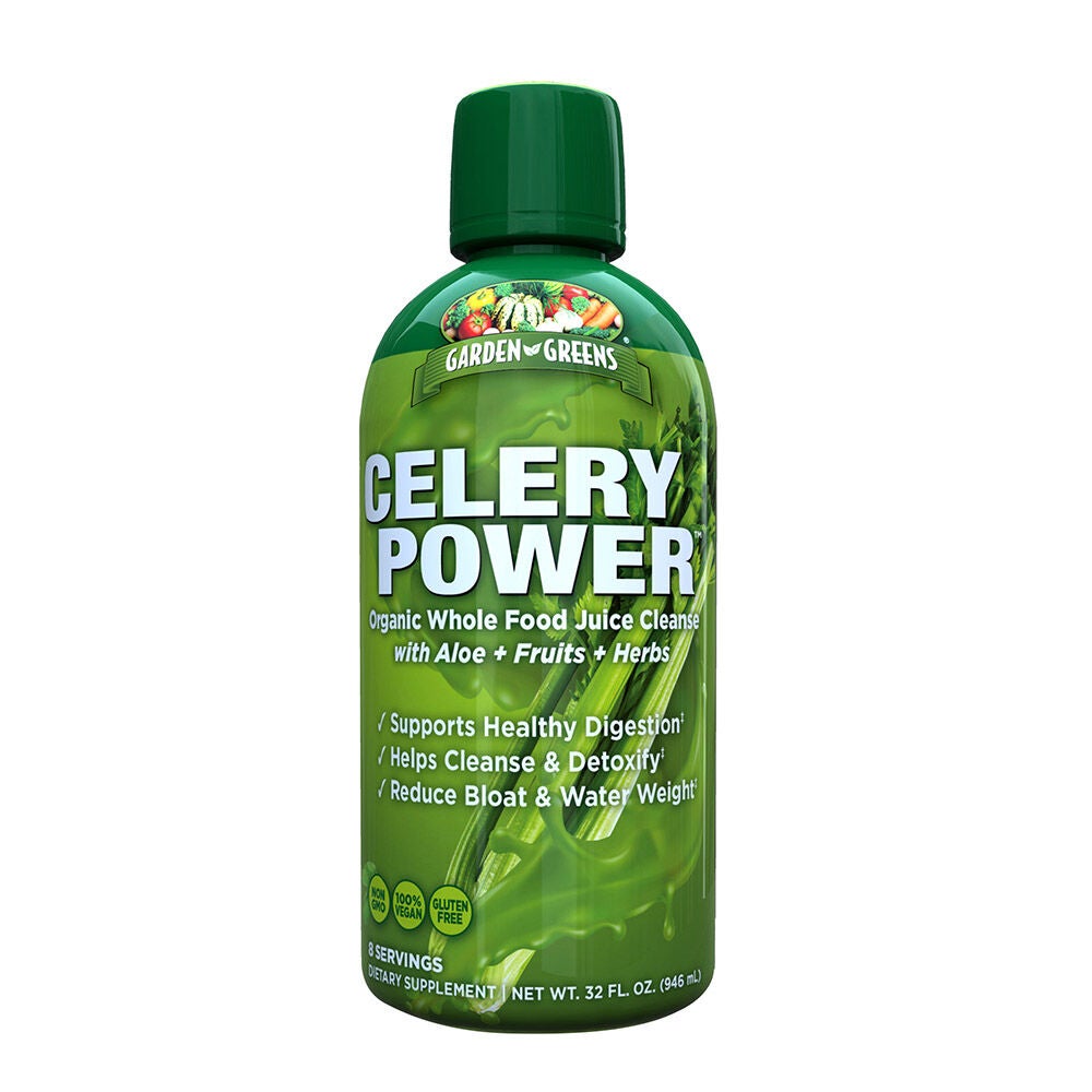 Garden Greens Celery Power Organic Whole Foods Juice Cleanse Gnc