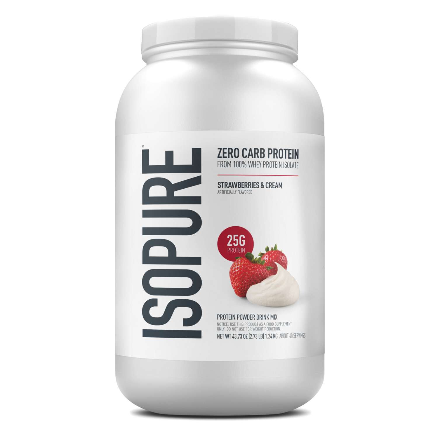Protein Powder - Strawberries and Cream (40 Servings) | GNC