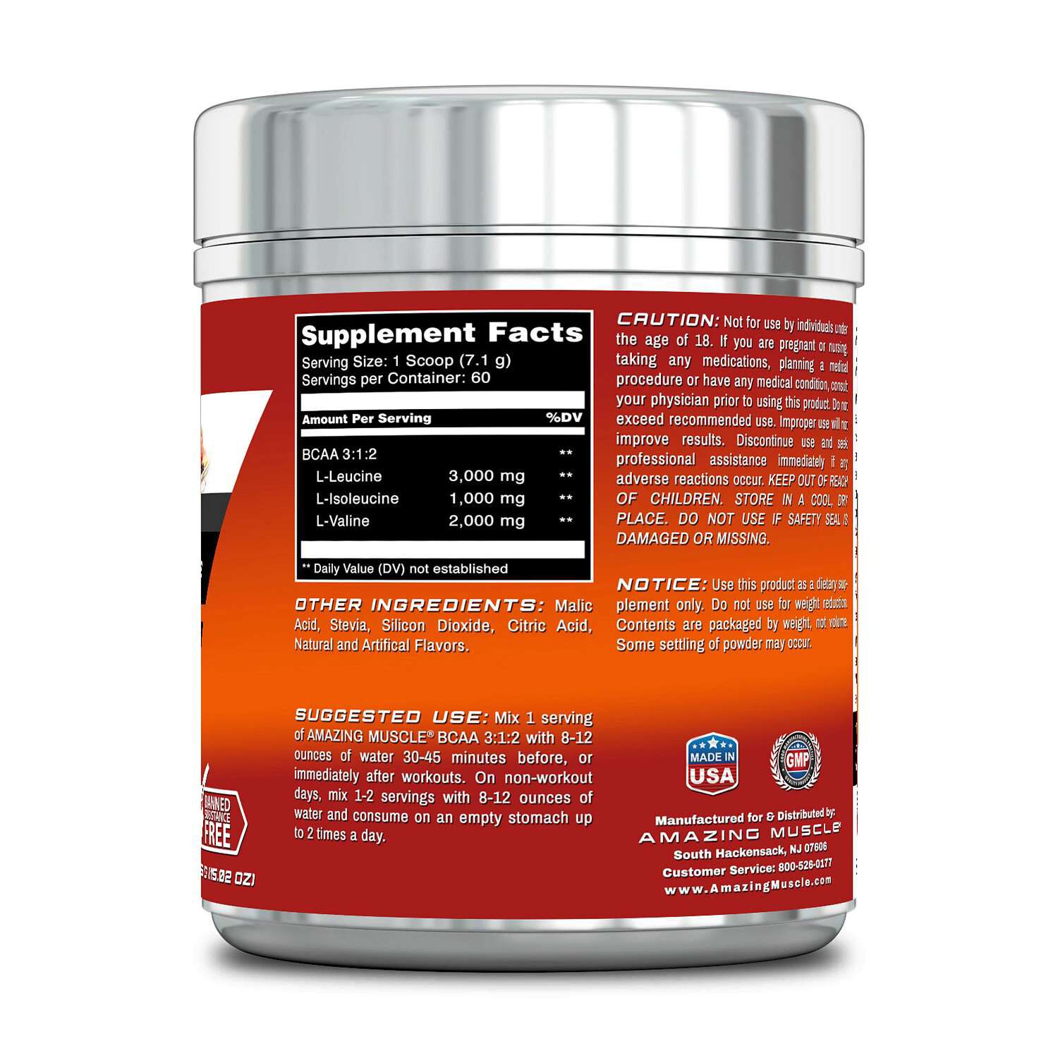 BCAA - Fruit Punch (60 Servings)