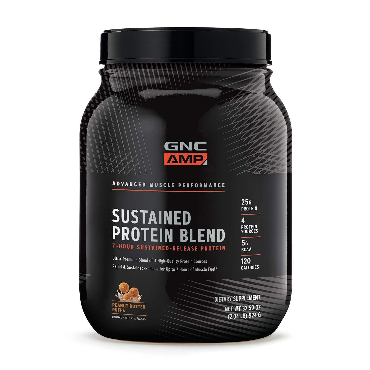 Sustained Protein Blend - Peanut Butter Puffs (28 Servings) Peanut Butter Puffs | GNC