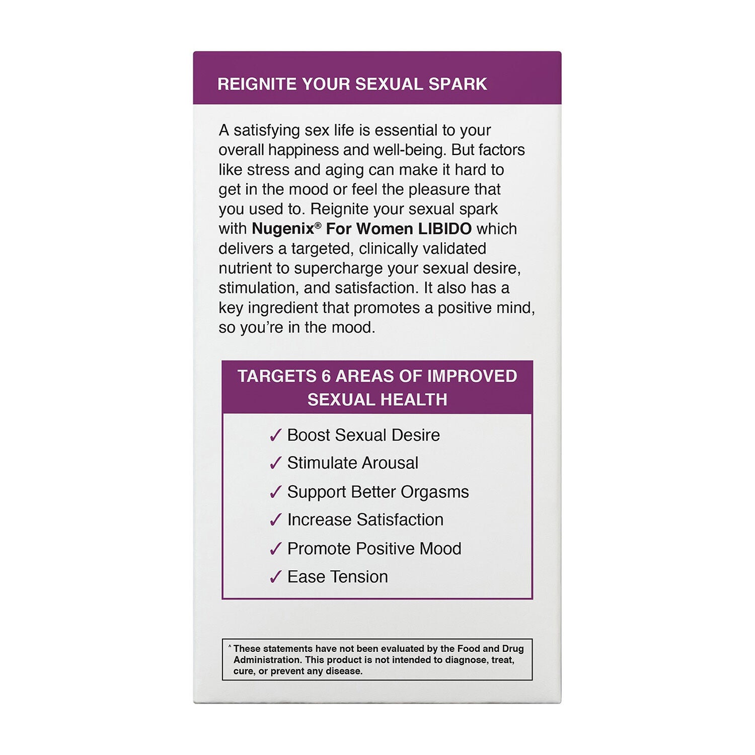 Libido: Women's Sexual Vitality Booster - 60 Tablets  | GNC