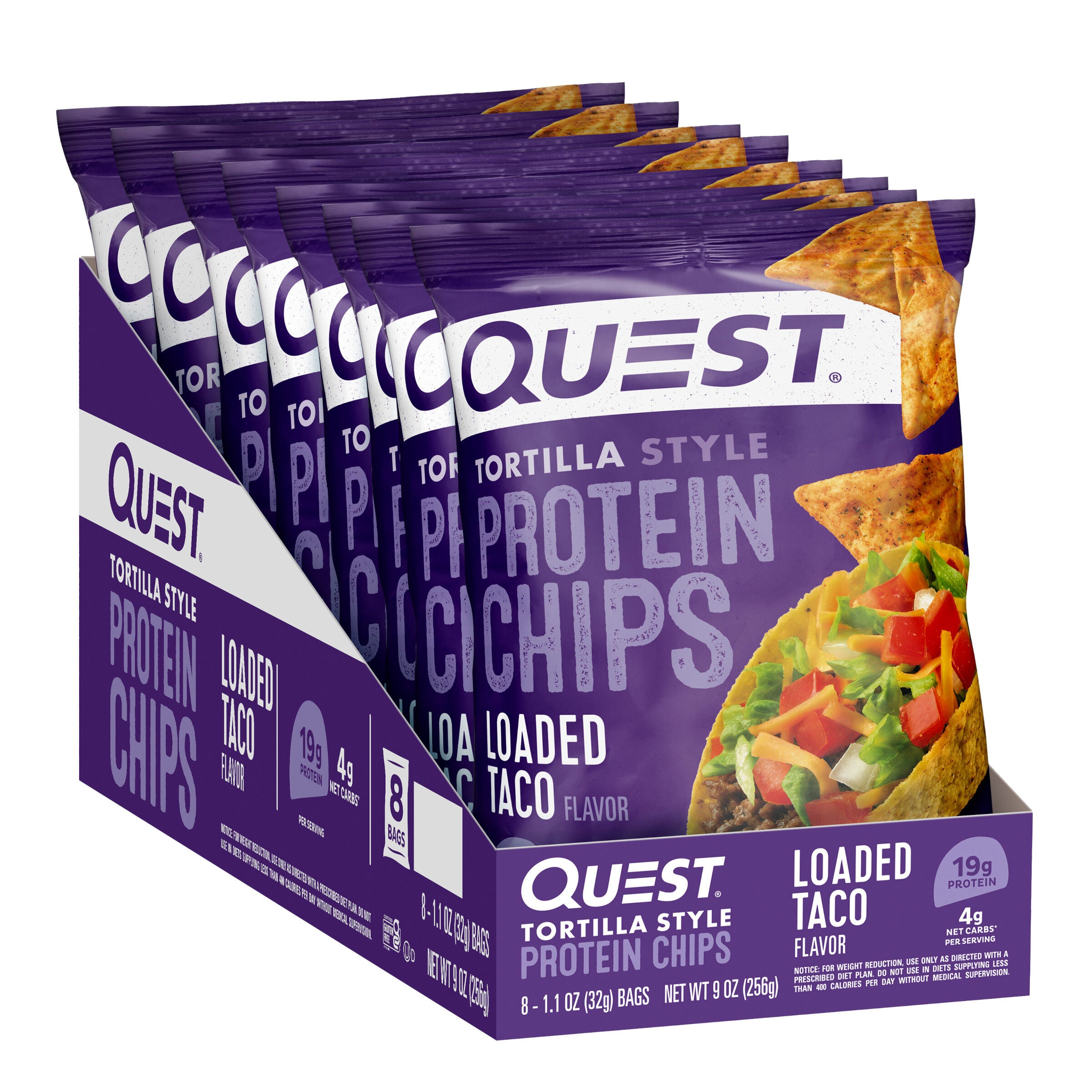 Quest Tortilla Style Protein Chips - Spicy Sweet Chili: 8