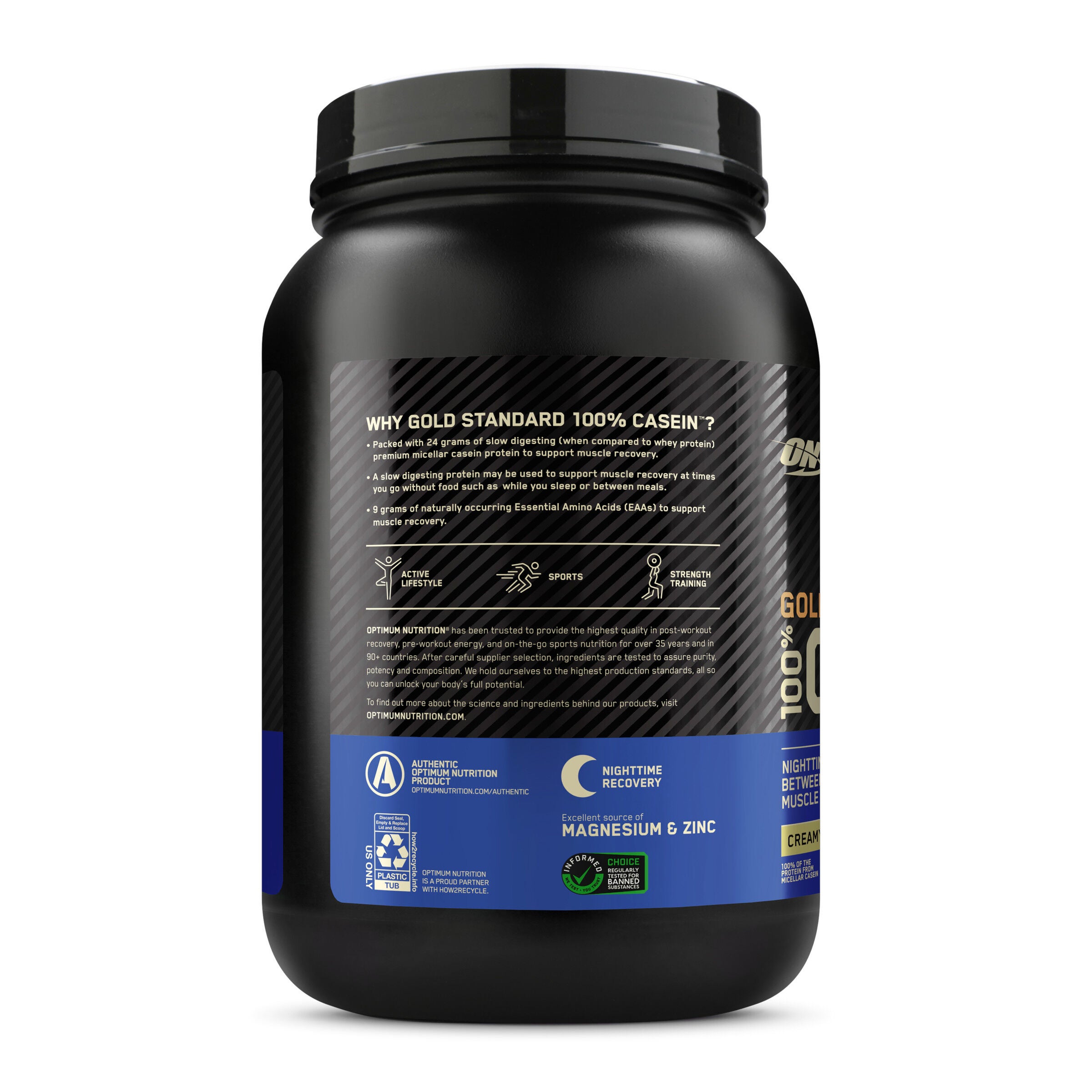 Gold Standard 100% Casein&trade; - Creamy Vanilla (26 Servings) Creamy Vanilla | GNC