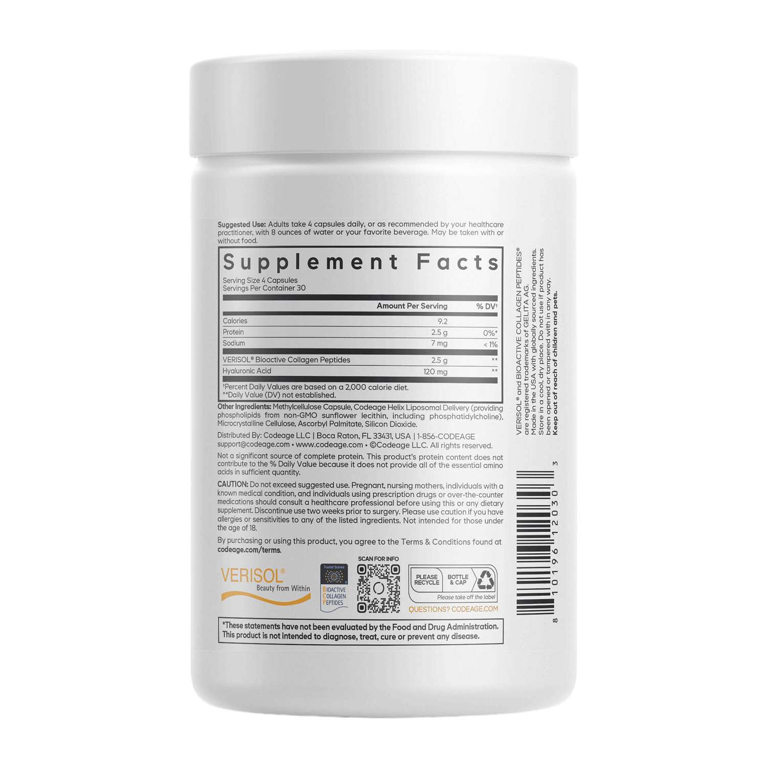 Liposomal Tripeptide GPH+ - 120 Capsules (30 Servings)  | GNC