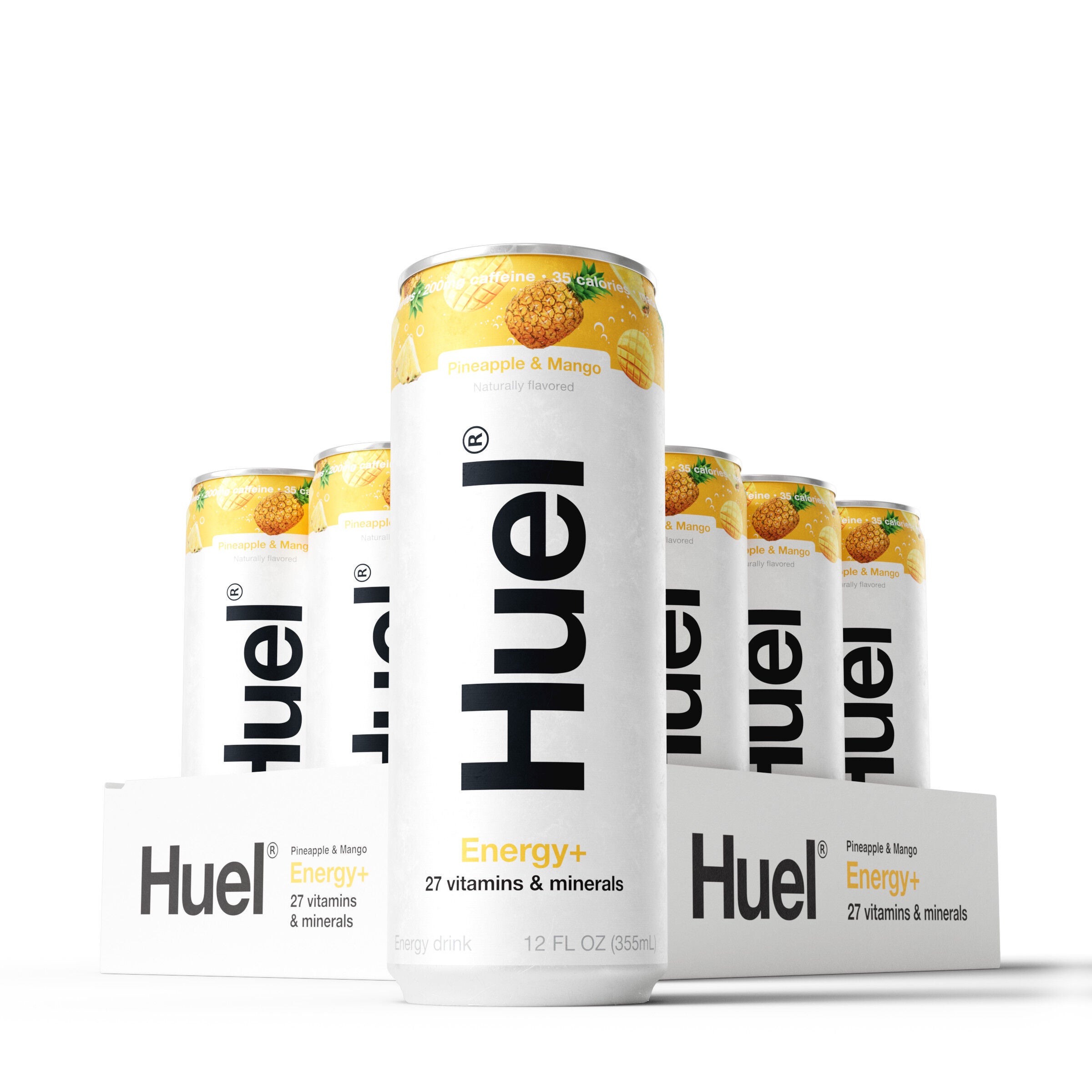 Energy+ Vitamin Energy Drink - Pineapple &amp; Mango - 12 oz. (12 Cans)  | GNC