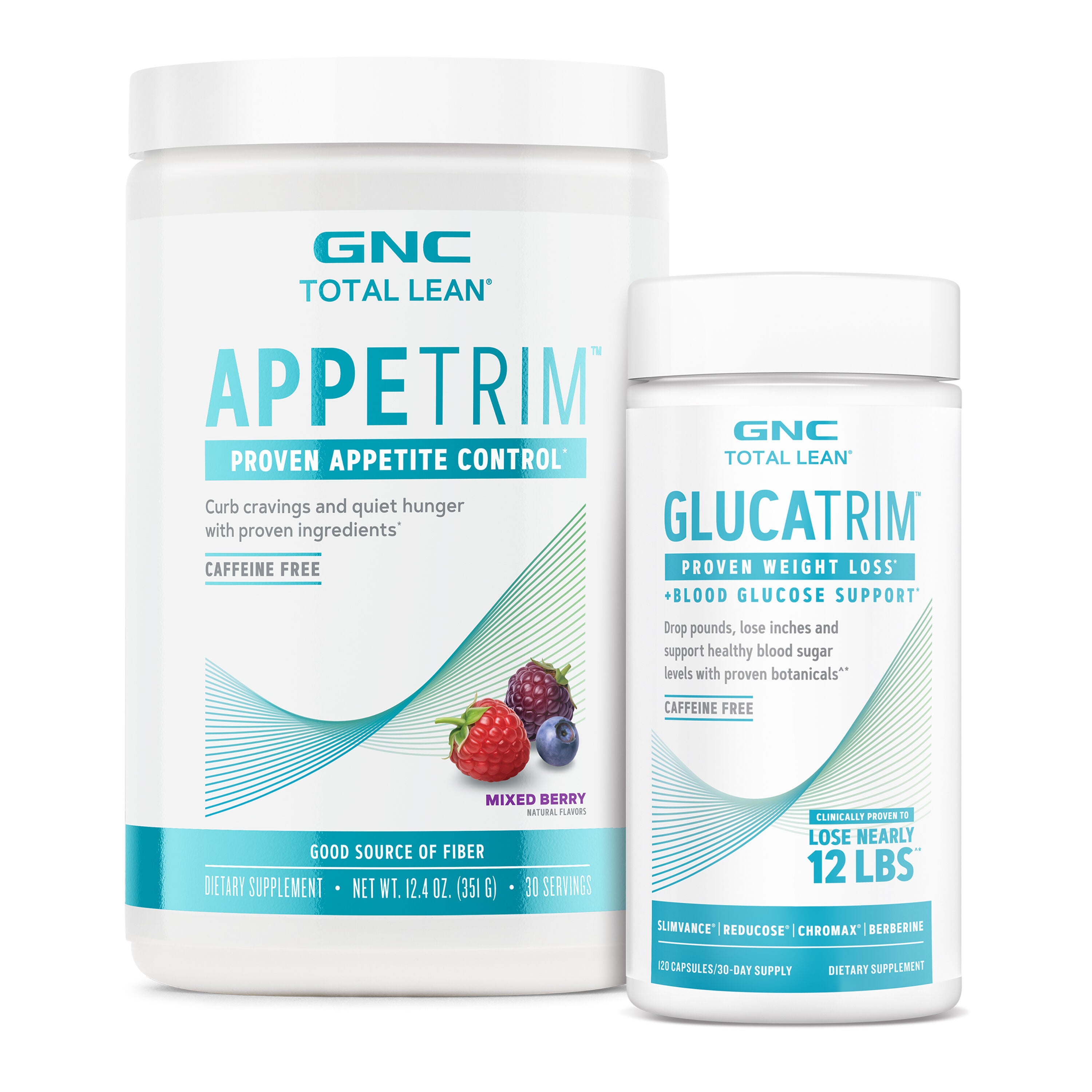 GNC Total Lean&reg; Appetrim + Glucatrim Weight Loss BFF Bundle  | GNC