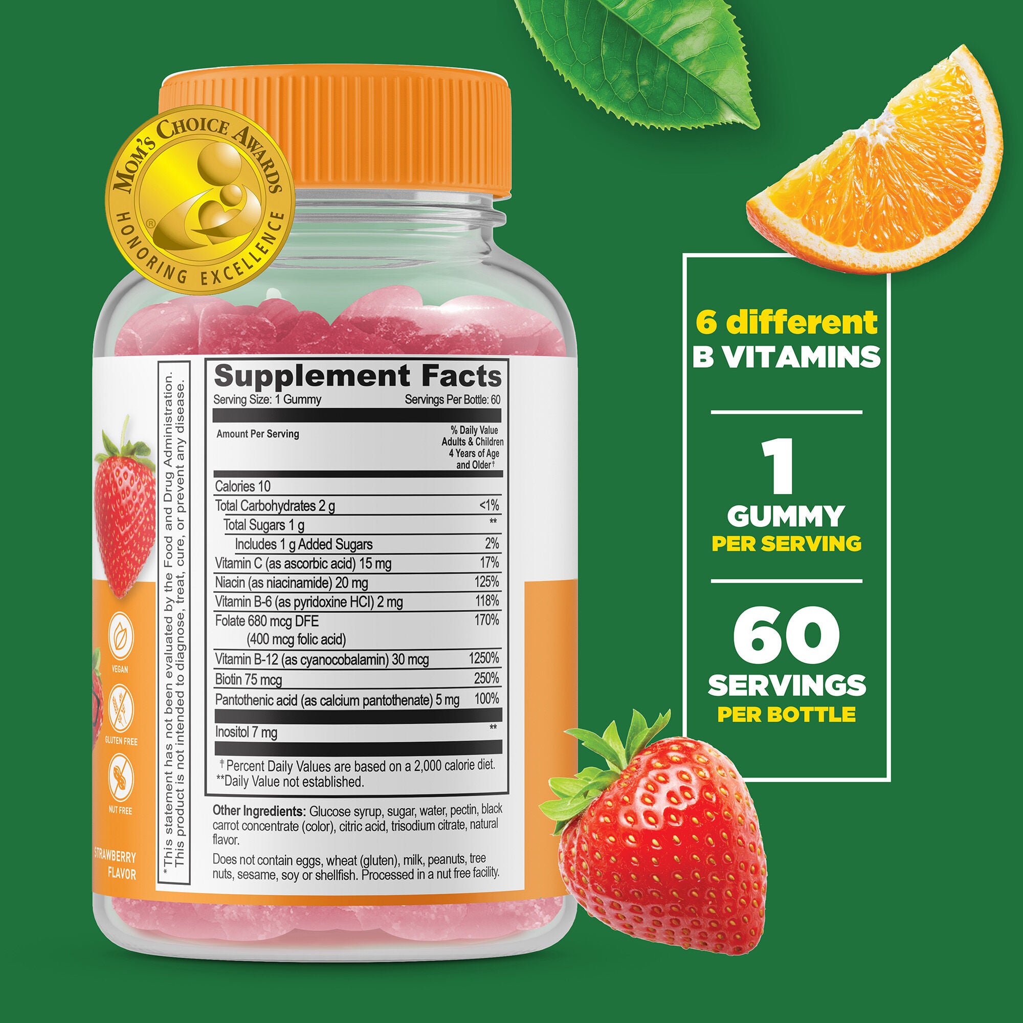 Kids B Complex and Vitamin C - 60 Gummies (60 Servings)