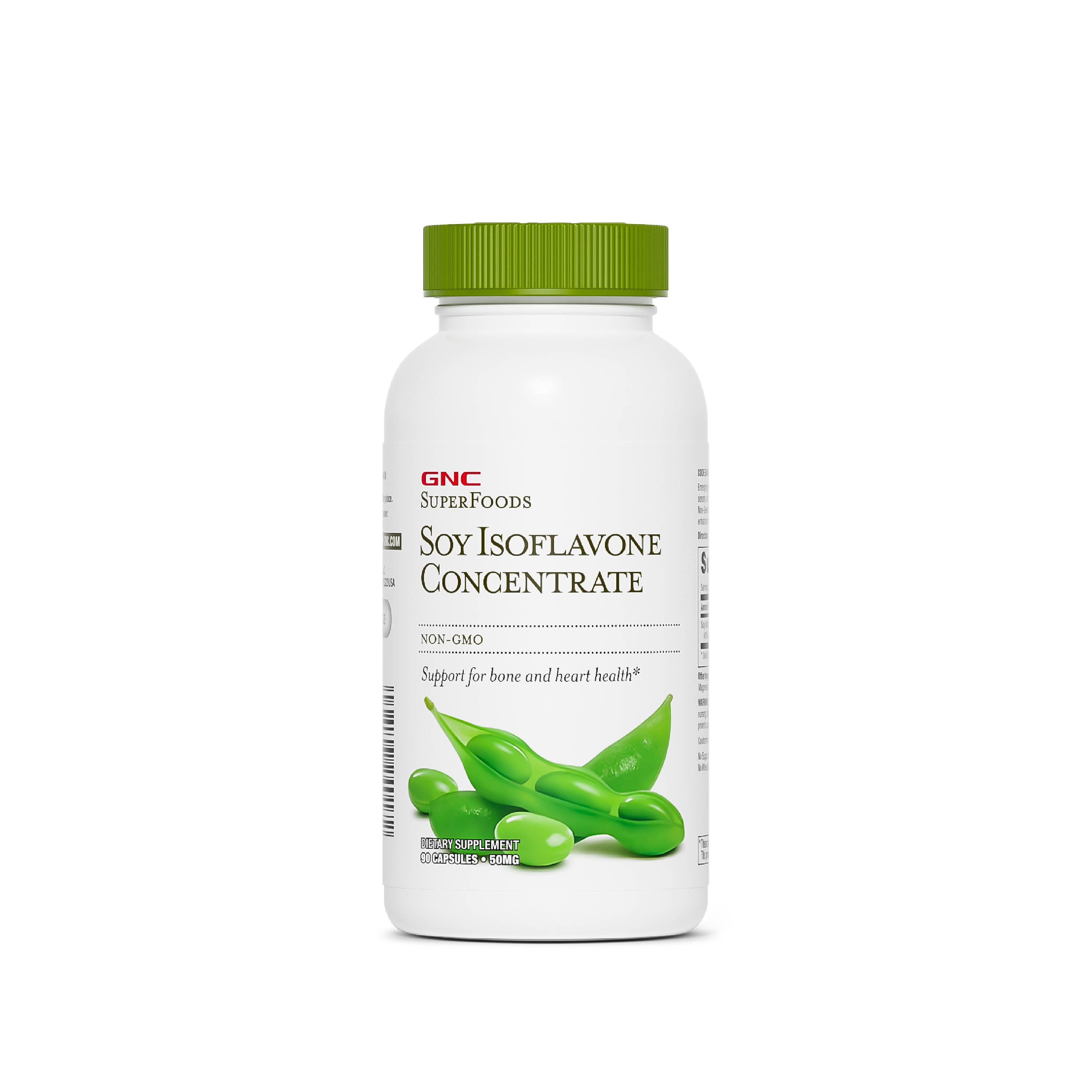 Soy Isoflavone Concentrate Non-GMO - 90 Capsules (90 Servings)  | GNC
