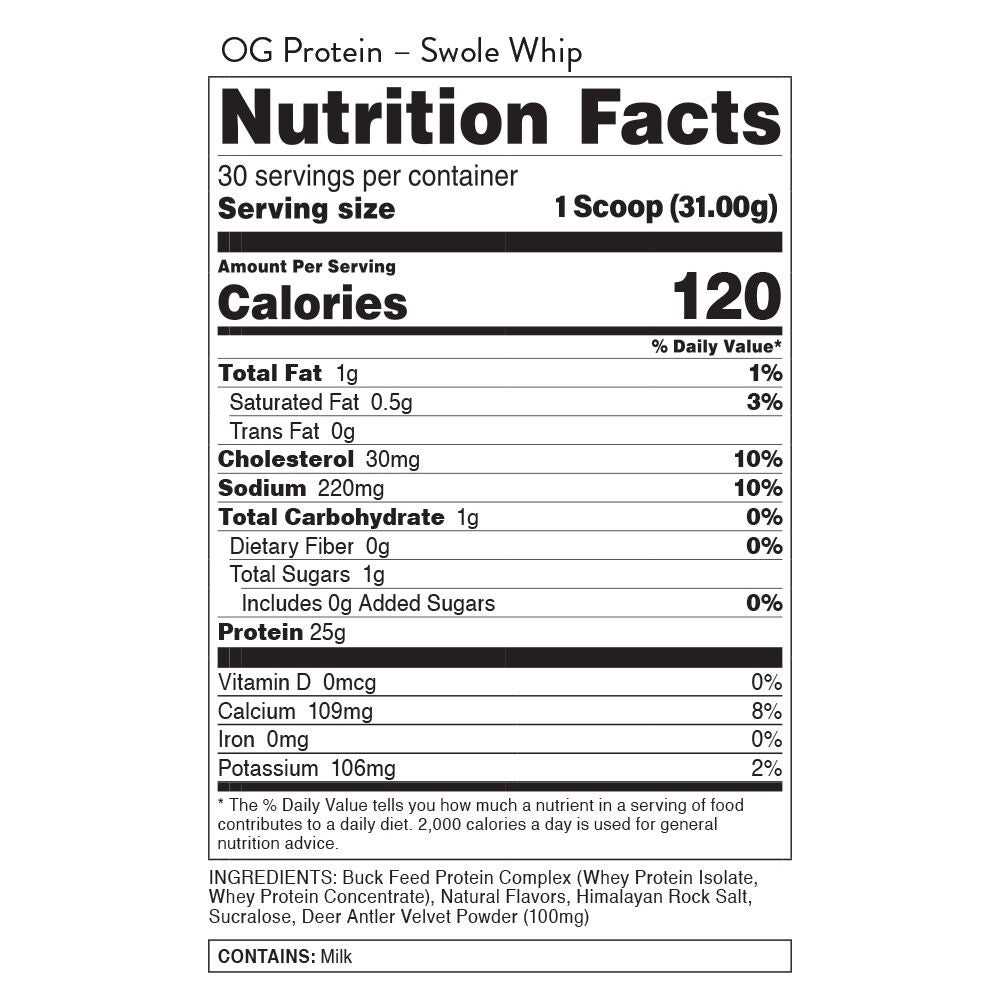 Buck Feed - Swole Whip (30 Servings)  | GNC