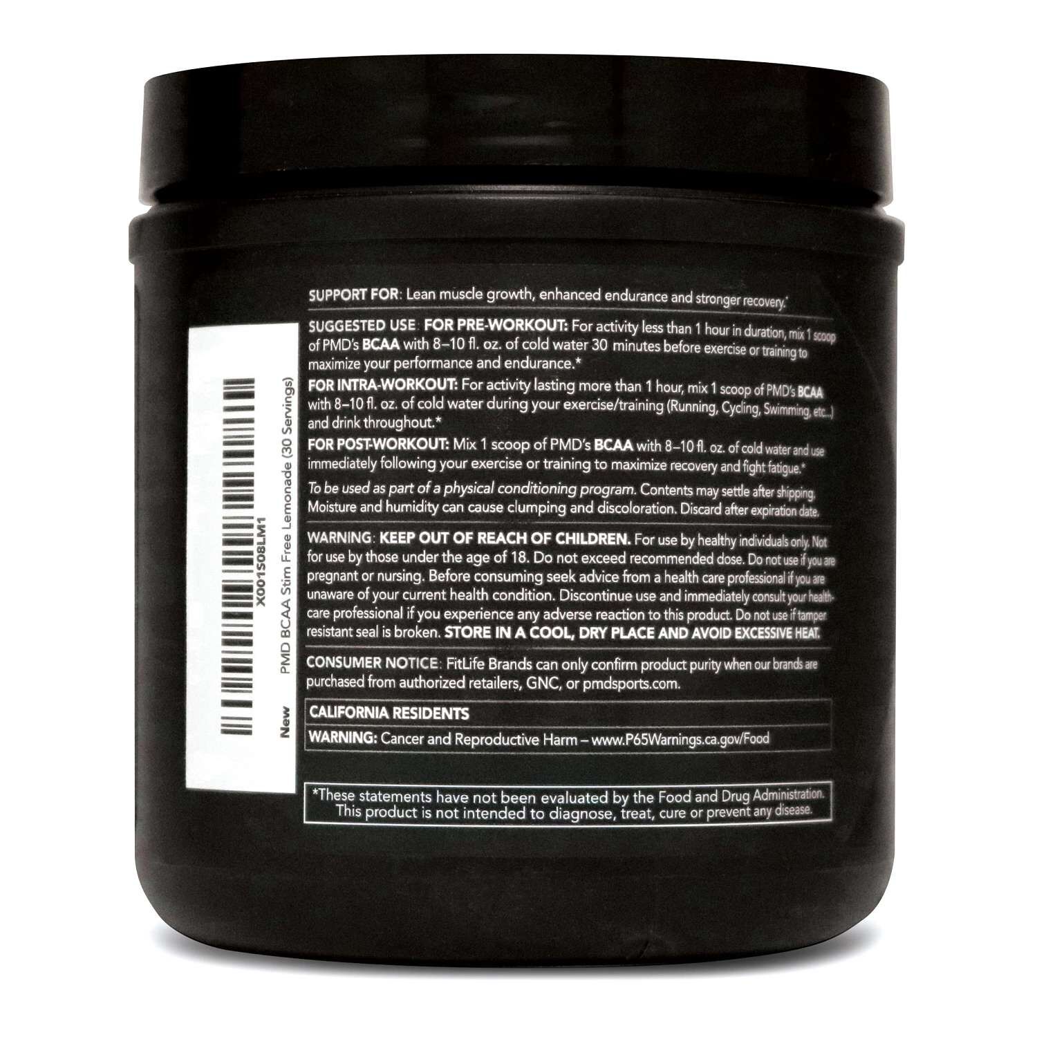 BCAA Stim Free - Lemonade (30 Servings)  | GNC