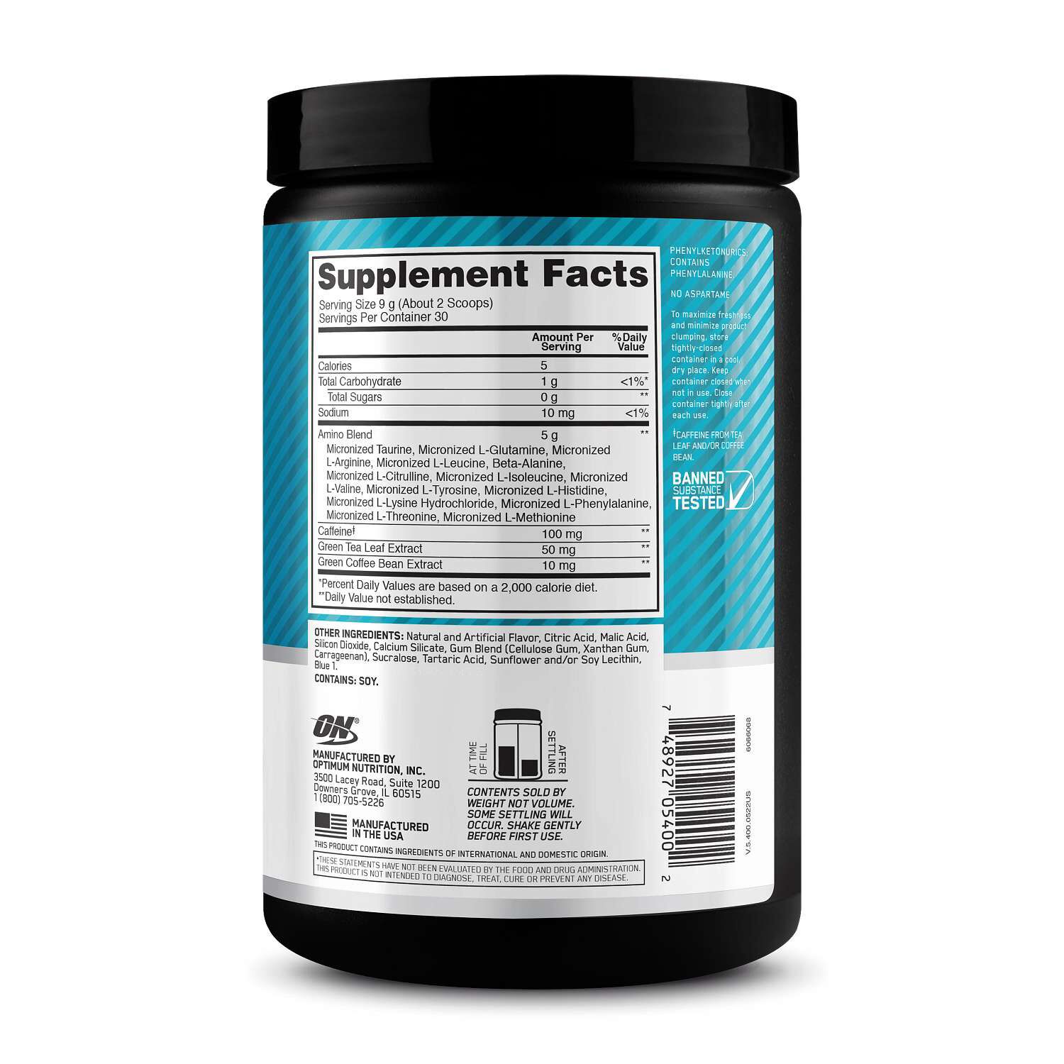 Essential AMIN.O. Energy&trade; - Blueberry Mojito&nbsp;(30 Servings) Blueberry Mojito | GNC