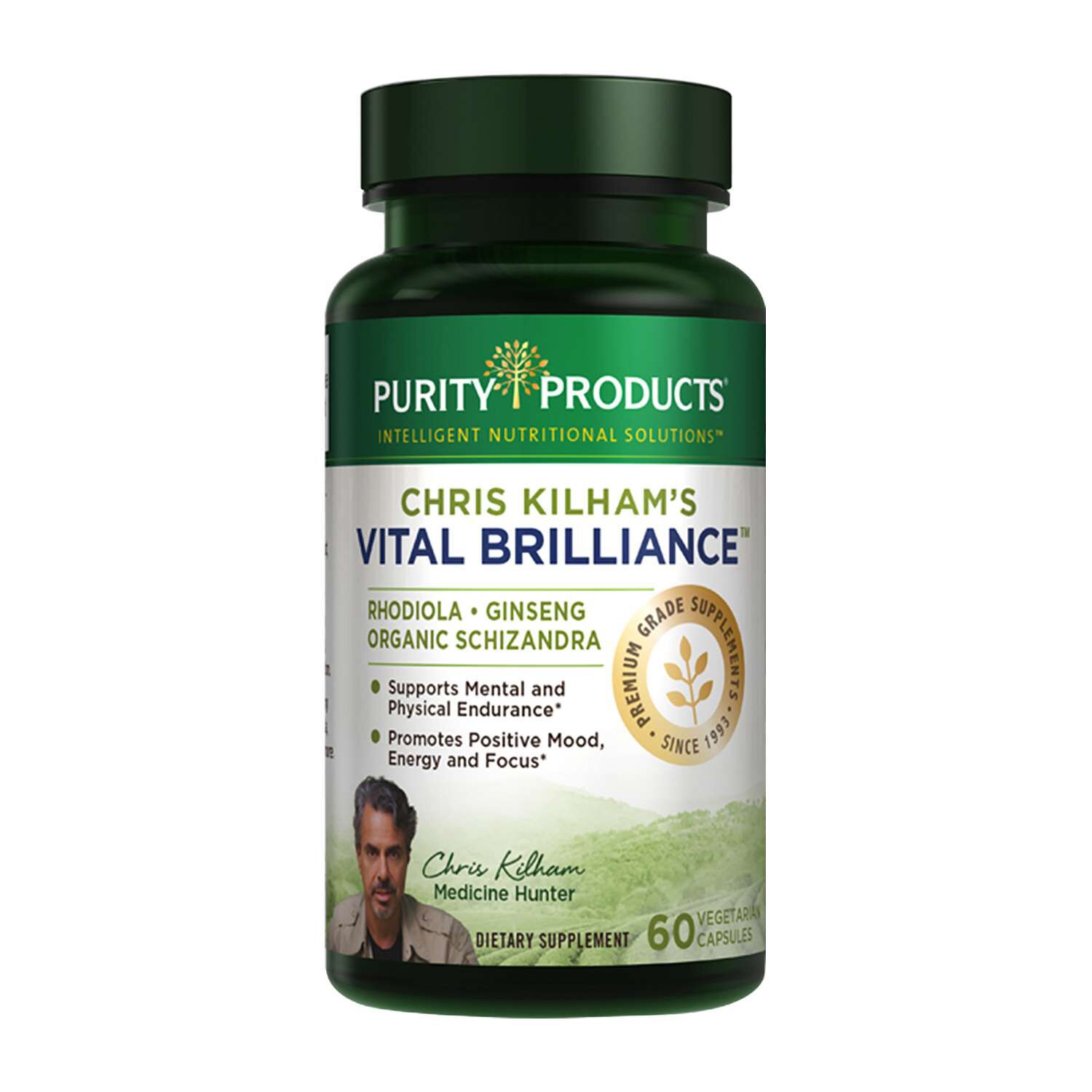 Chris Kilham's Vital Brilliance&trade; - 60 Vegetarian Capsules (30 Servings)  | GNC