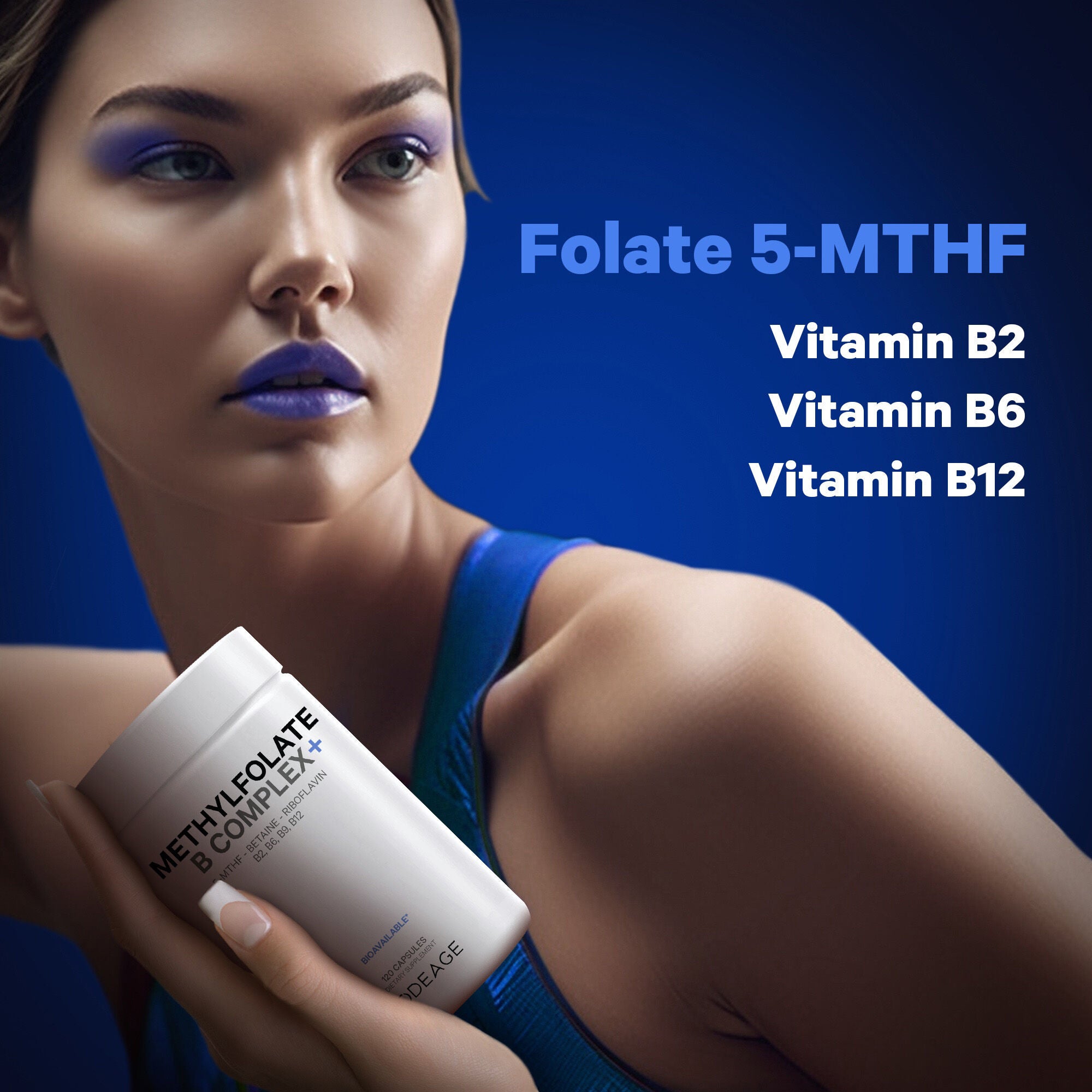Methylfolate B Complex - 120 Capsules (60 Servings)