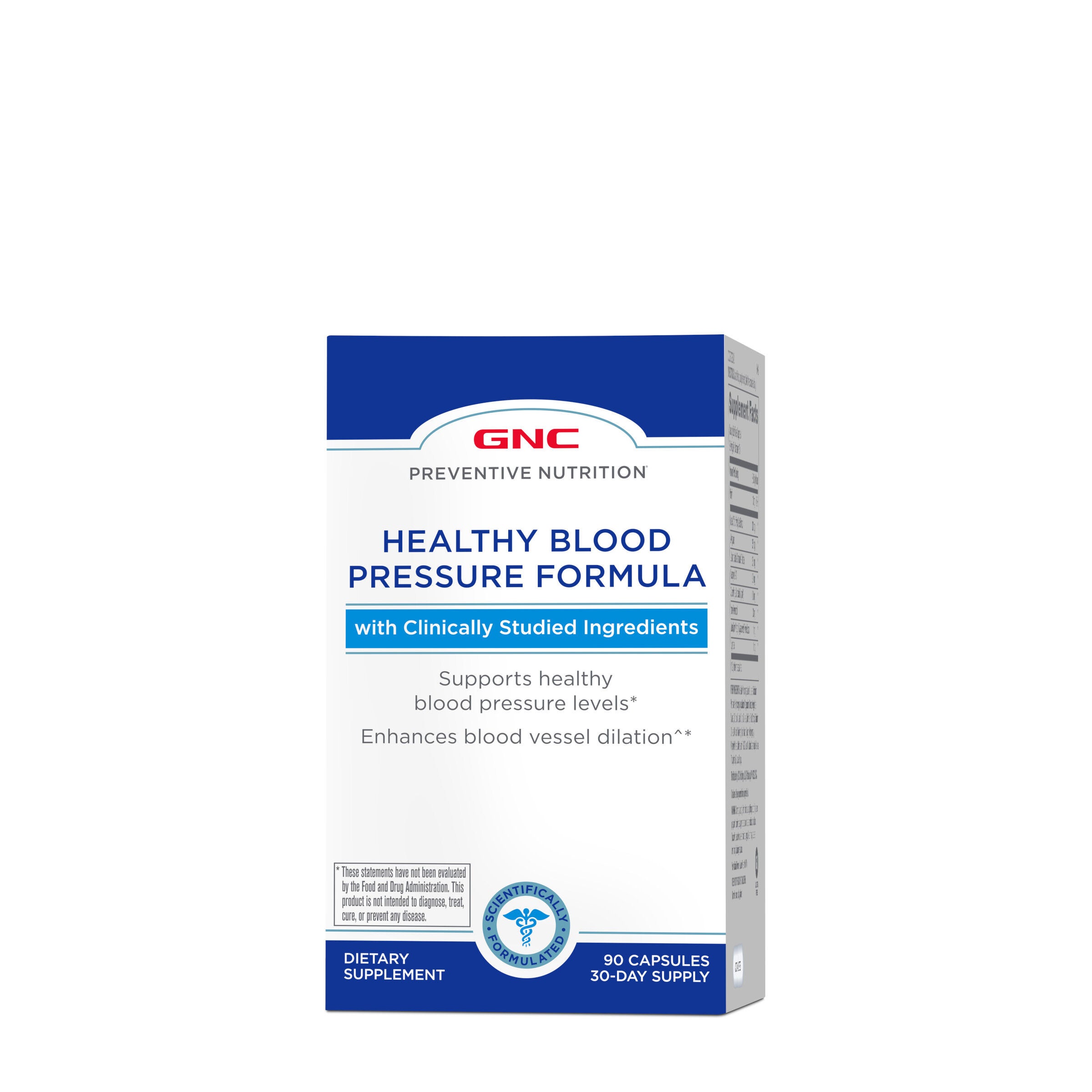 Healthy Blood Pressure Formula - 90 Capsules &#40;30 Servings&#41;  | GNC