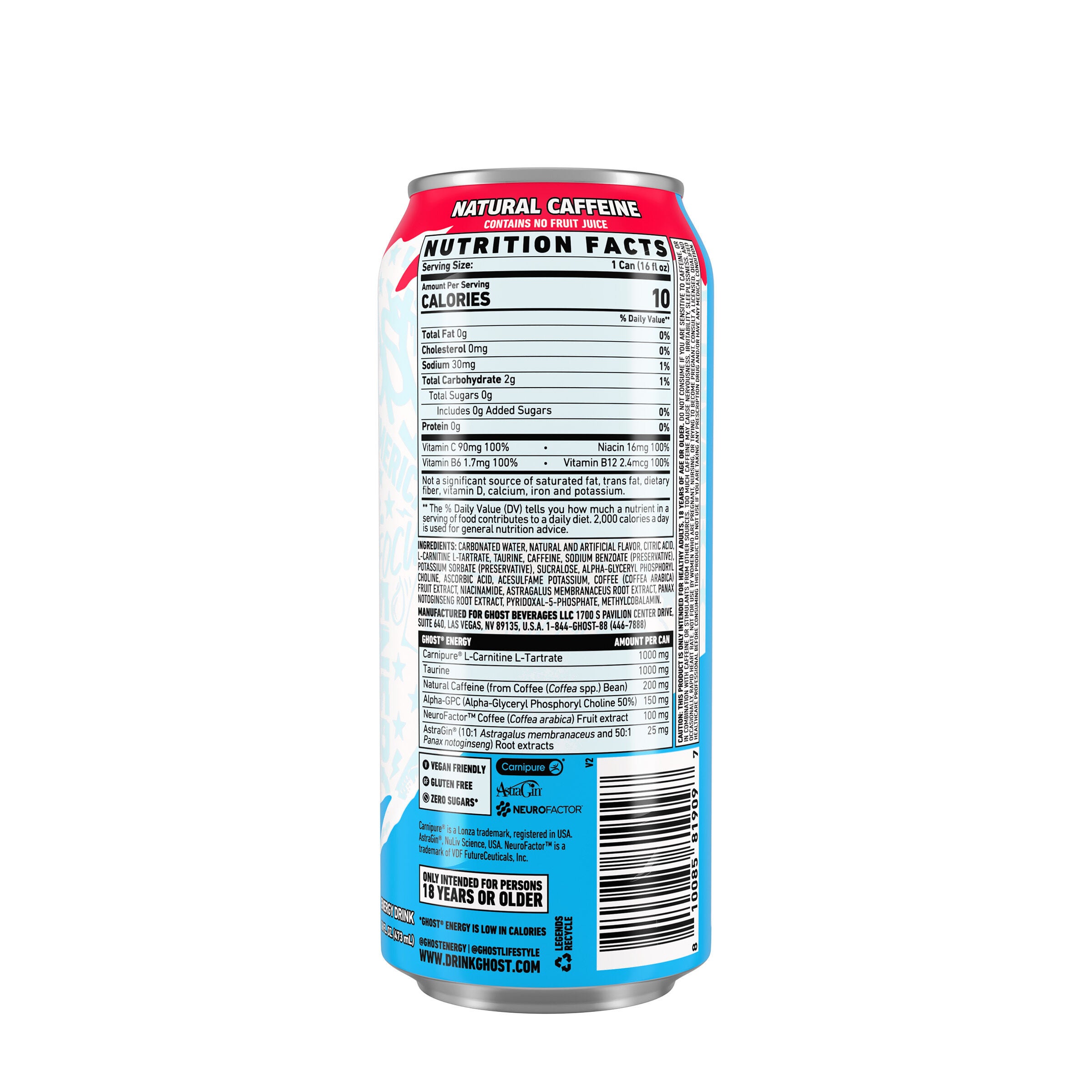 Energy Drink - Faze Pop - 12 Cans