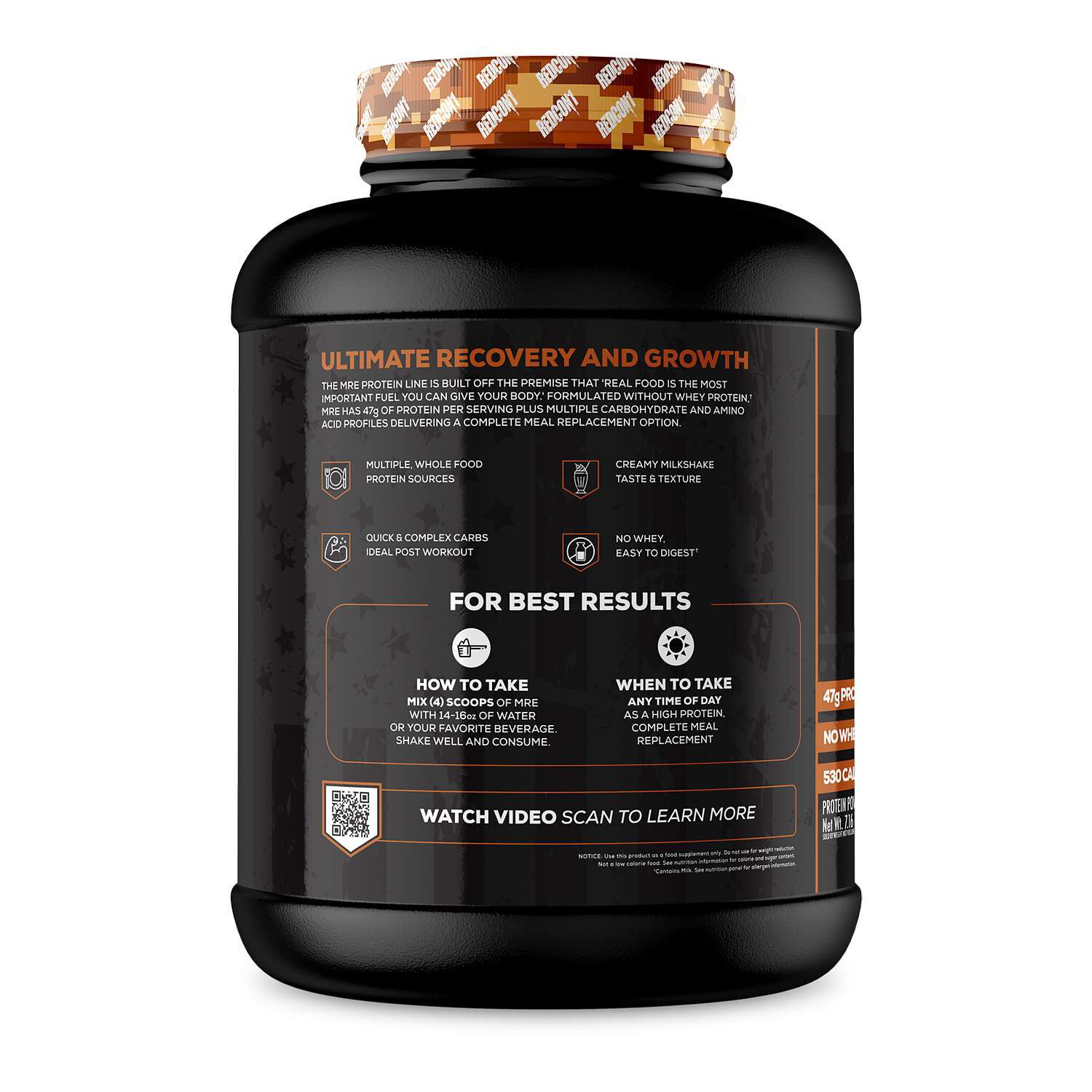 MRE Whole Food Protein - Peanut Butter Cookie (25 Servings)