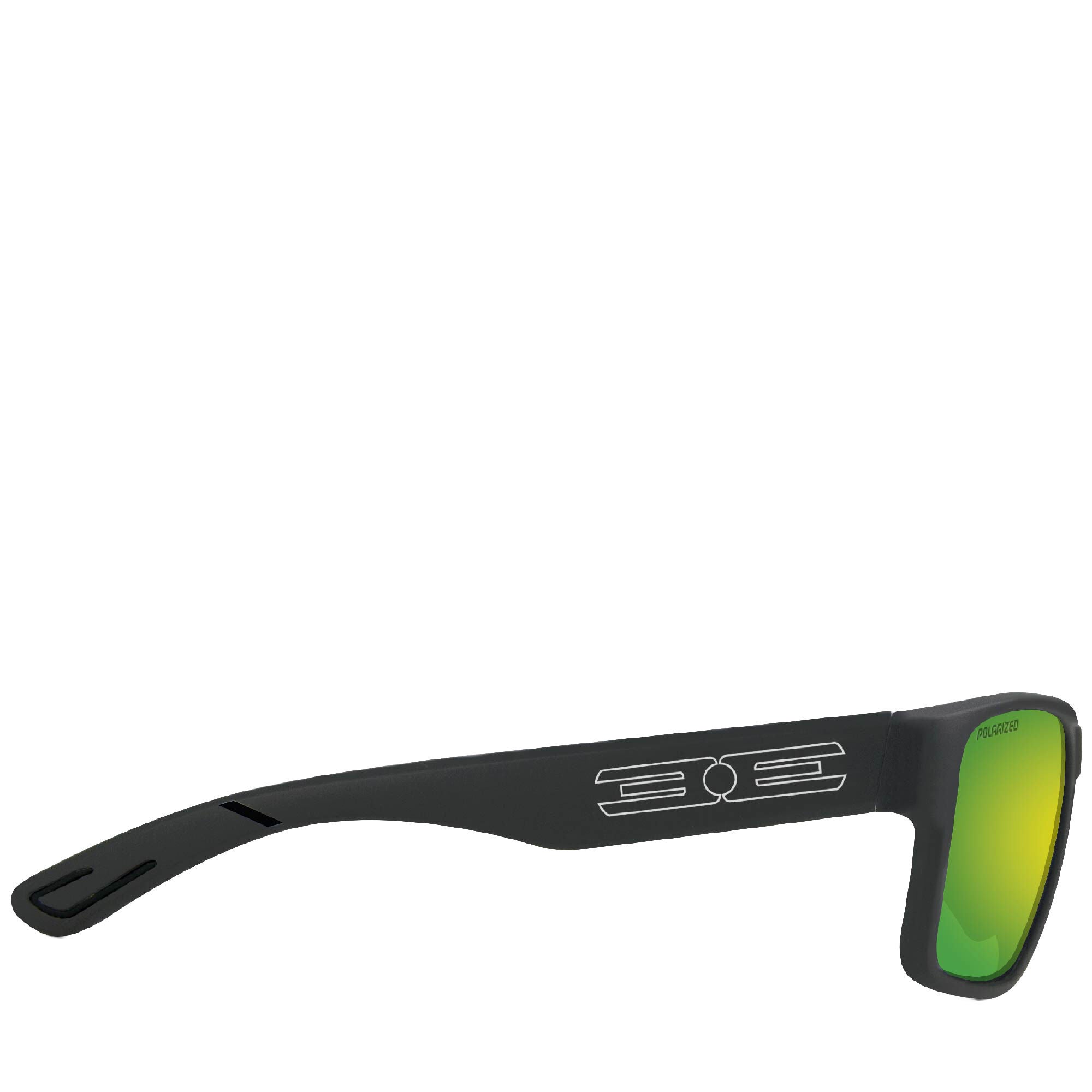 Epoch Charlie Hydrophobic Sunglasses Green Mirror - Black  | GNC
