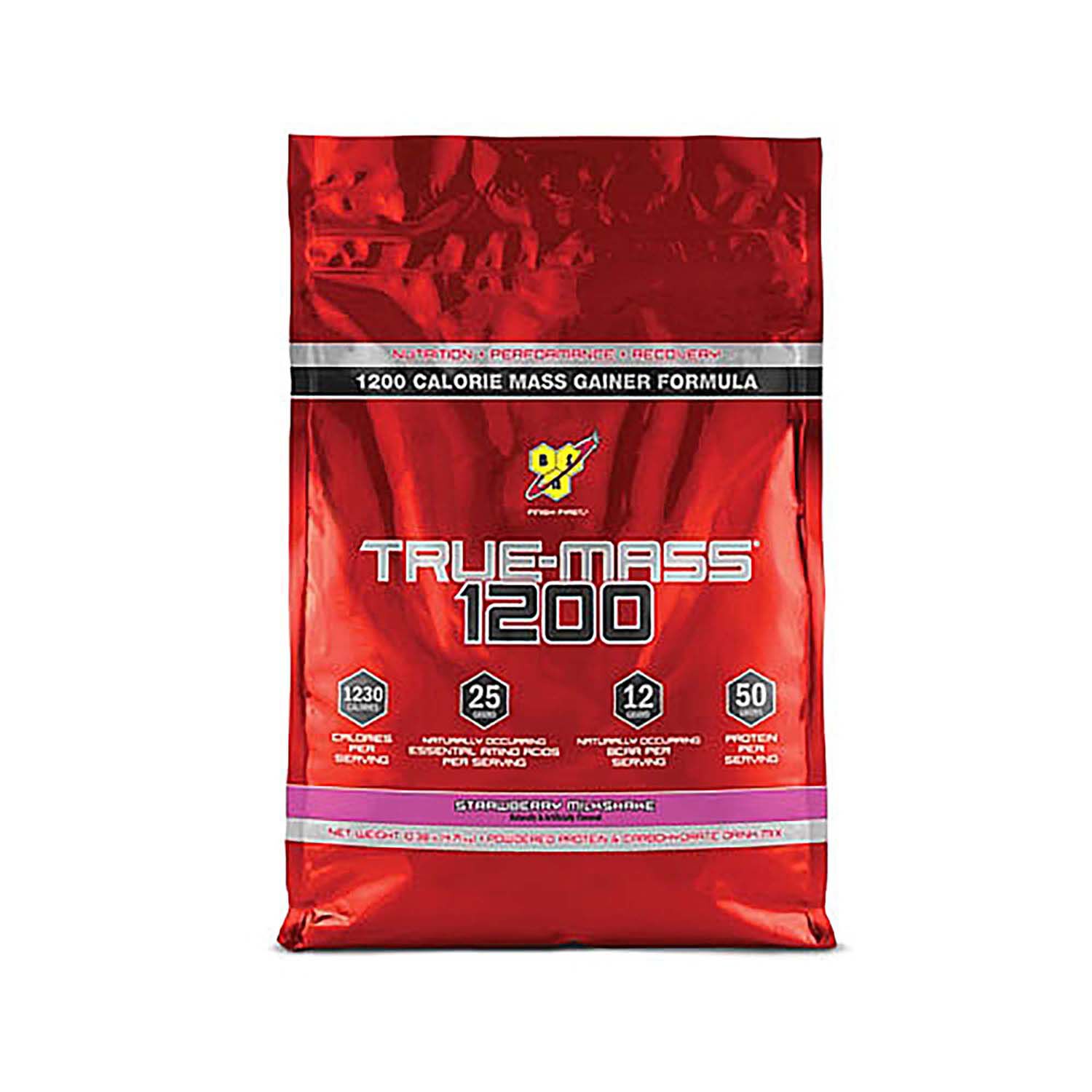 Bsn True Mass 1200 Strawberry Milkshake Gnc