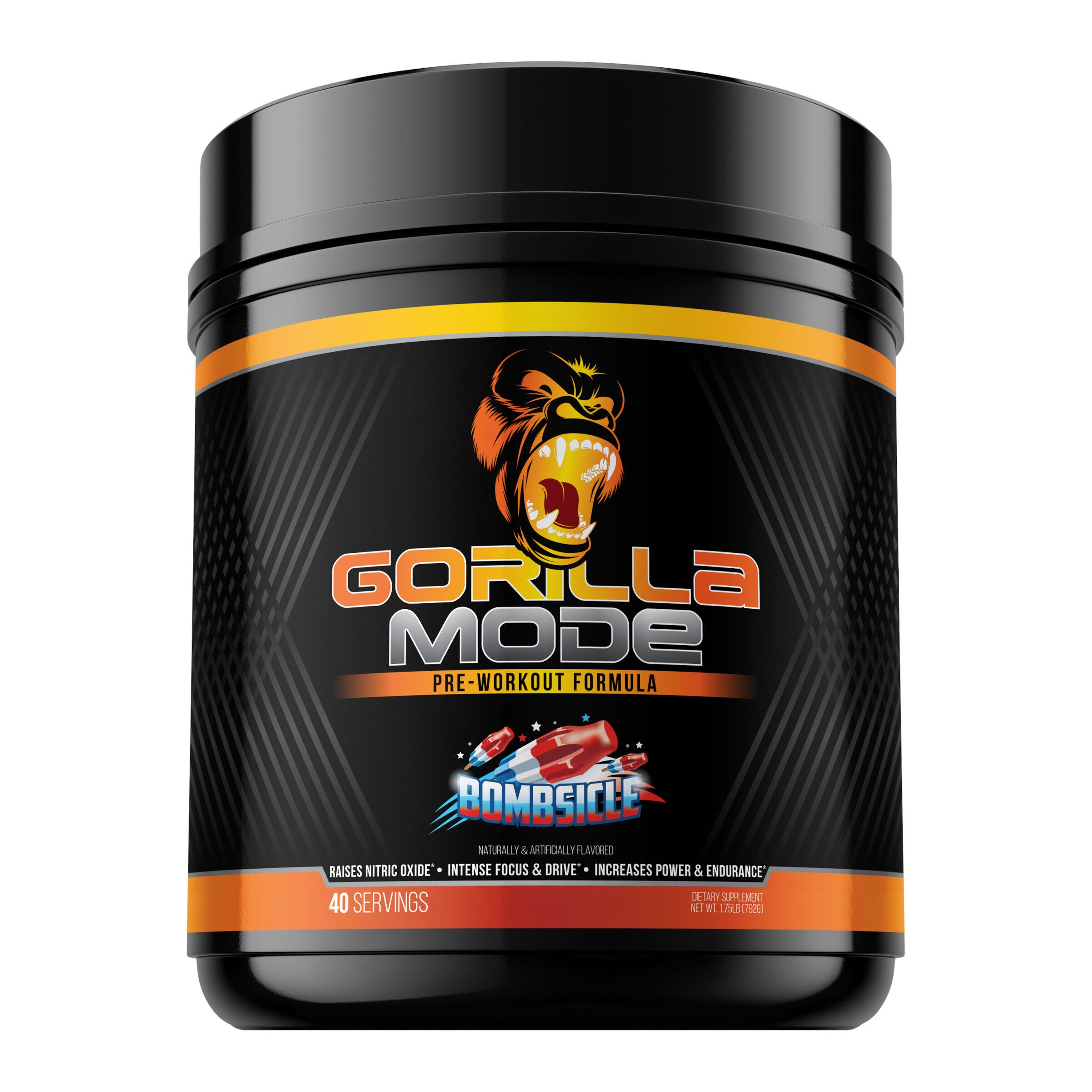 Gorilla Mode Pre-Workout - Bombsicle (40 Servings)  | GNC