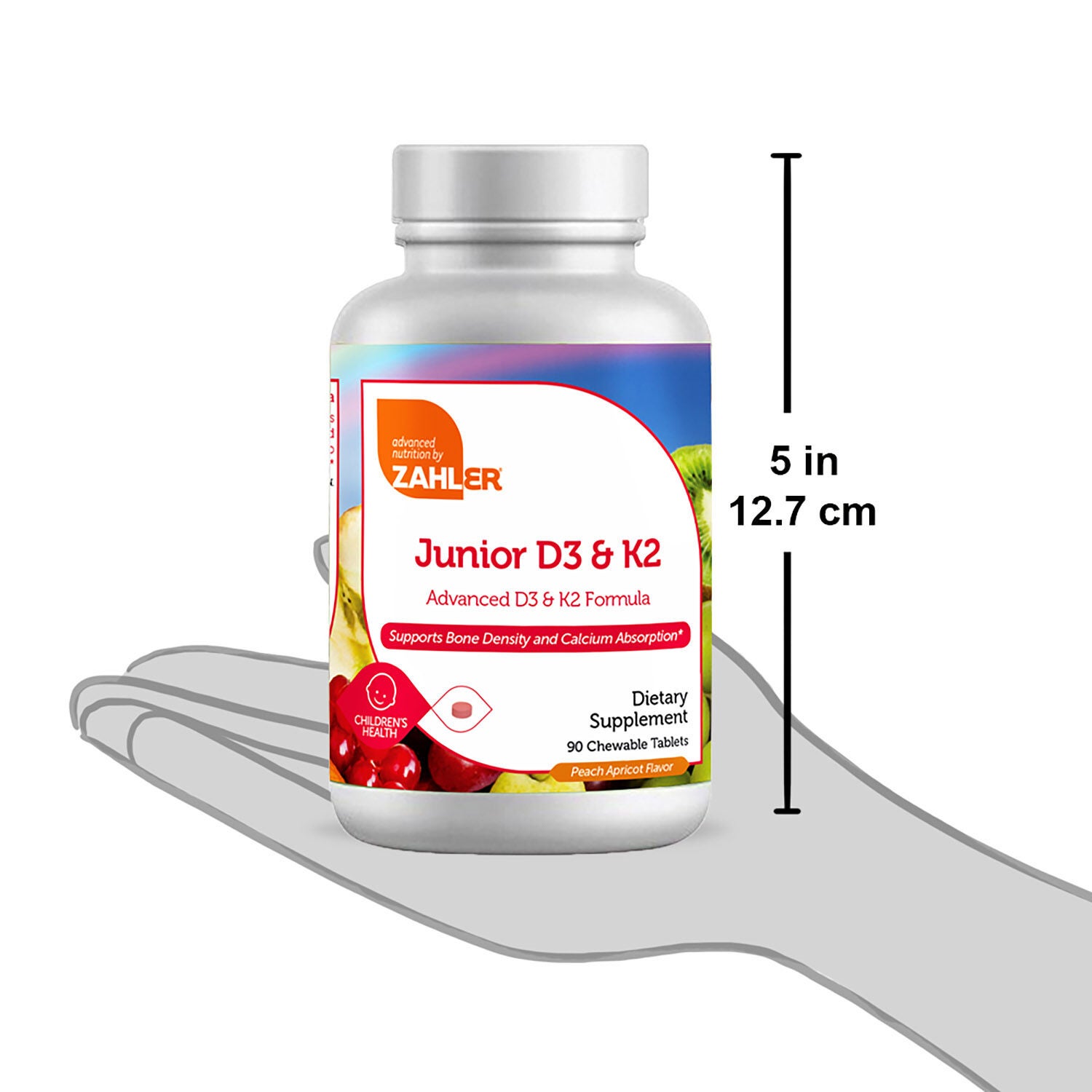 Junior D3 &amp; K2 - 90 Tablets (90 Servings)  | GNC