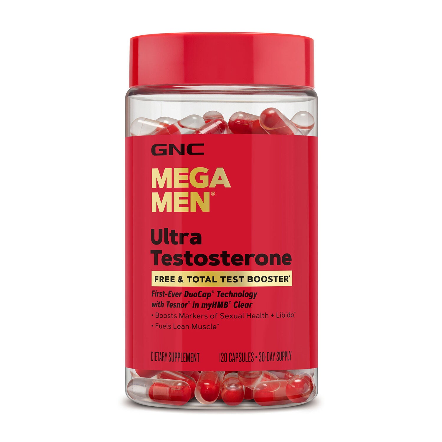Mega Men Ultra Testosterone Booster - 120 Capsules (30 Servings) | GNC