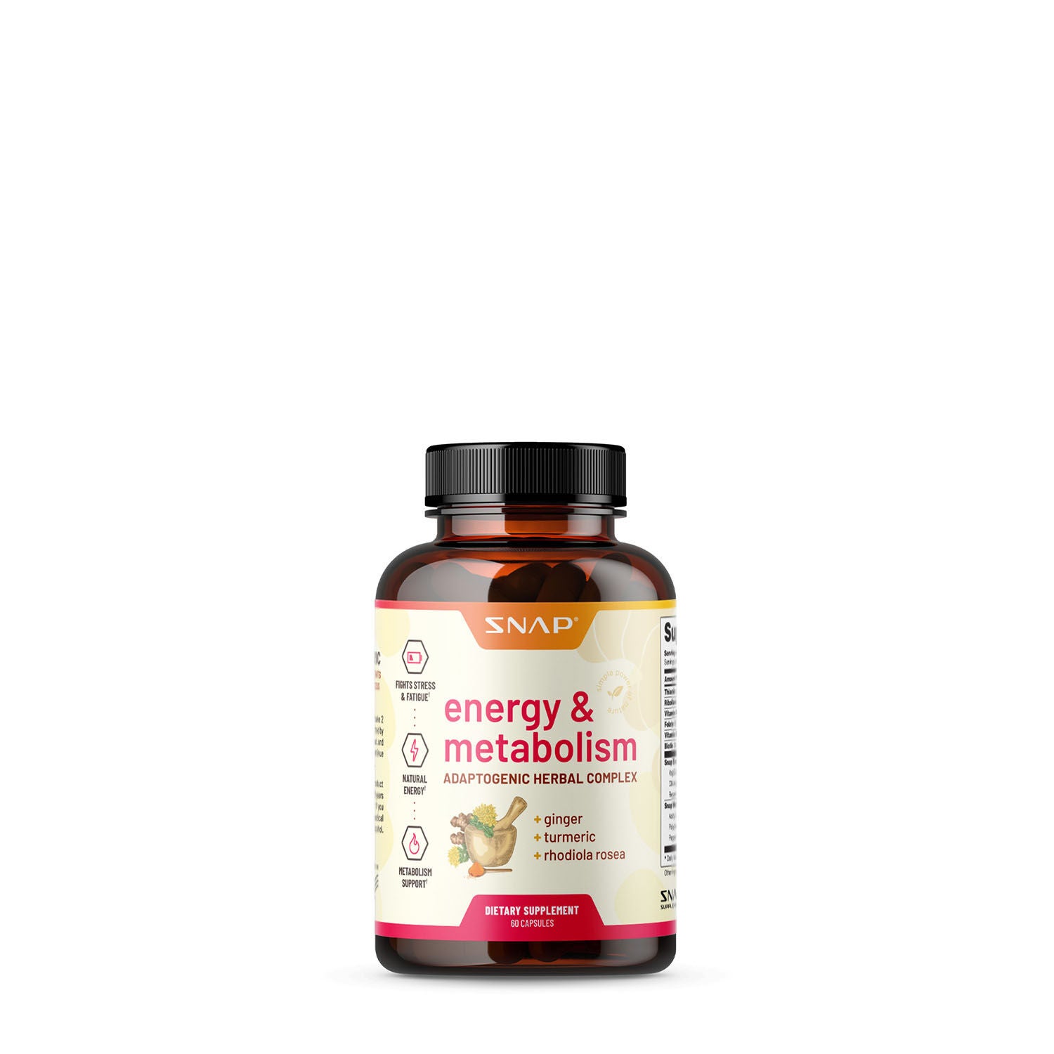 Energy &amp; Metabolism Adaptogenic Herbal Complex - 60 Capsules (30 Servings)  | GNC