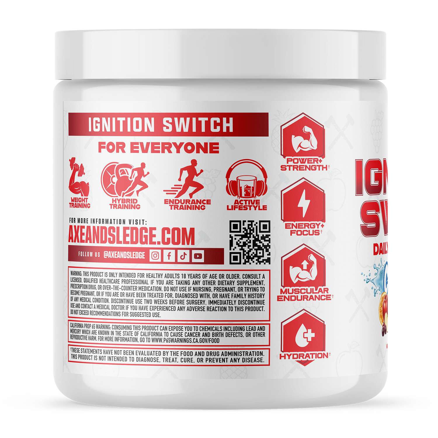 Ignition Switch Daily Pre-Workout - Classic Punch (30 Servings)