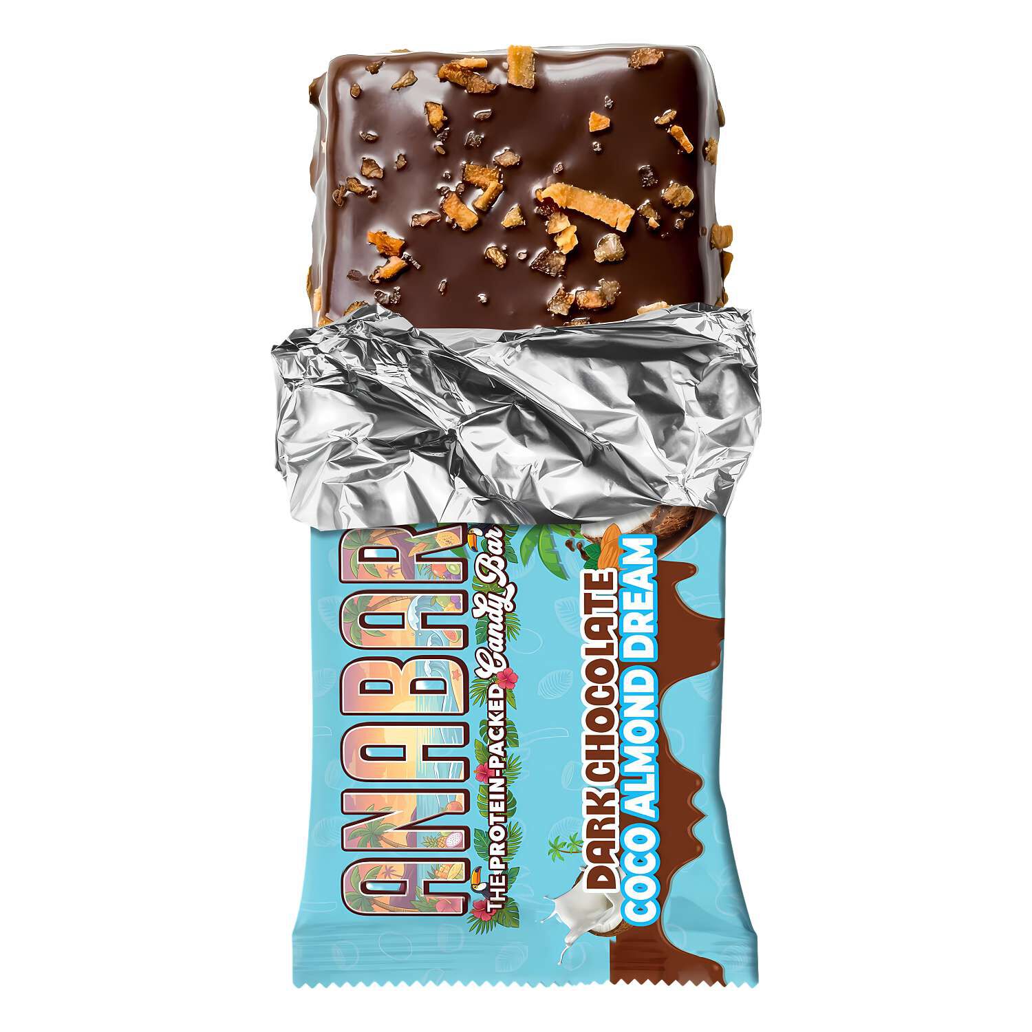Protein Candy Bar - Dark Chocolate Coco Almond Dream (12 Bars)