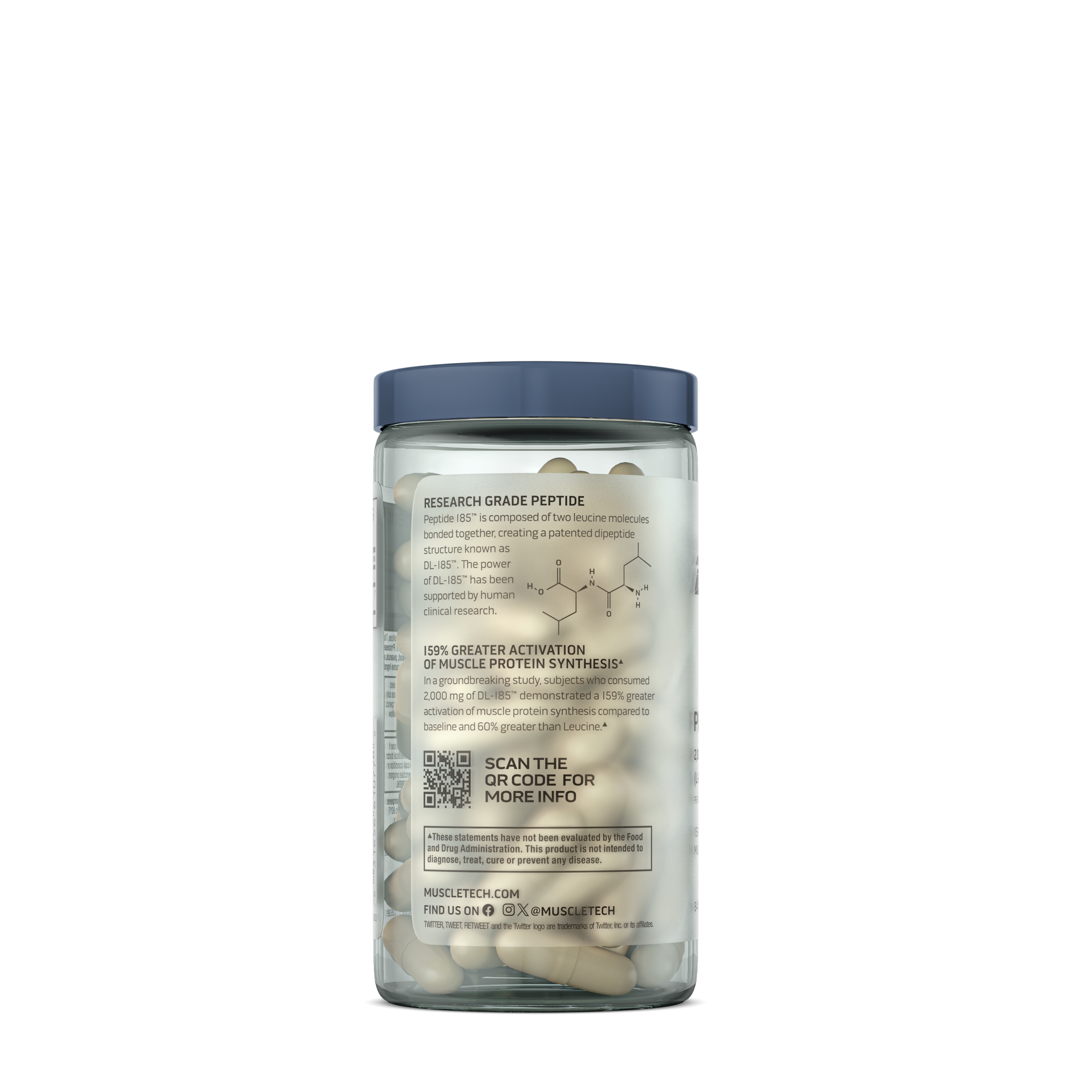 MuscleTech™ - Leucine Peptide 185 - 84 Capsules (28 Servings