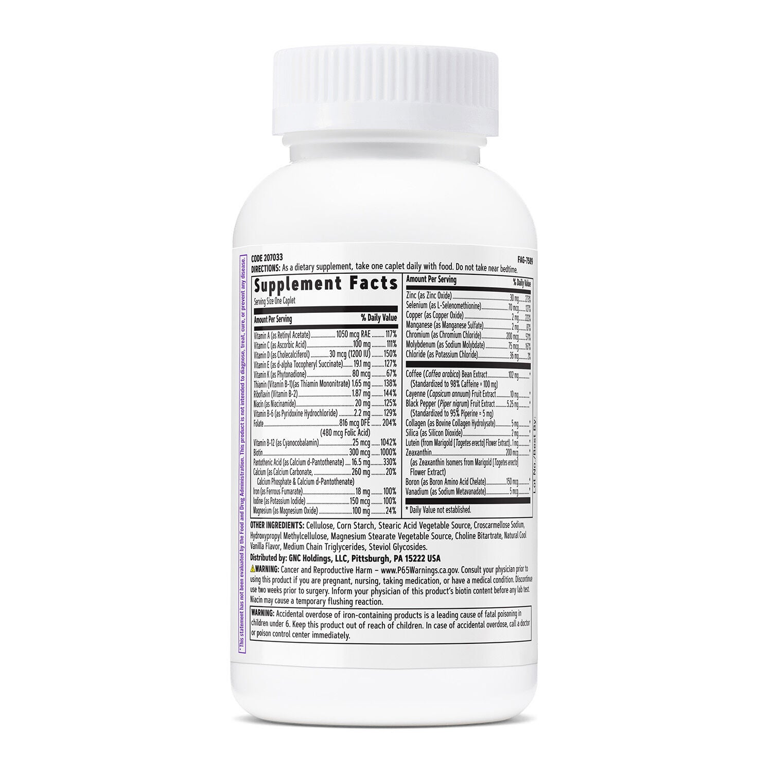 One Daily Multivitamin Energy - 60 Caplets (60 Servings)  | GNC