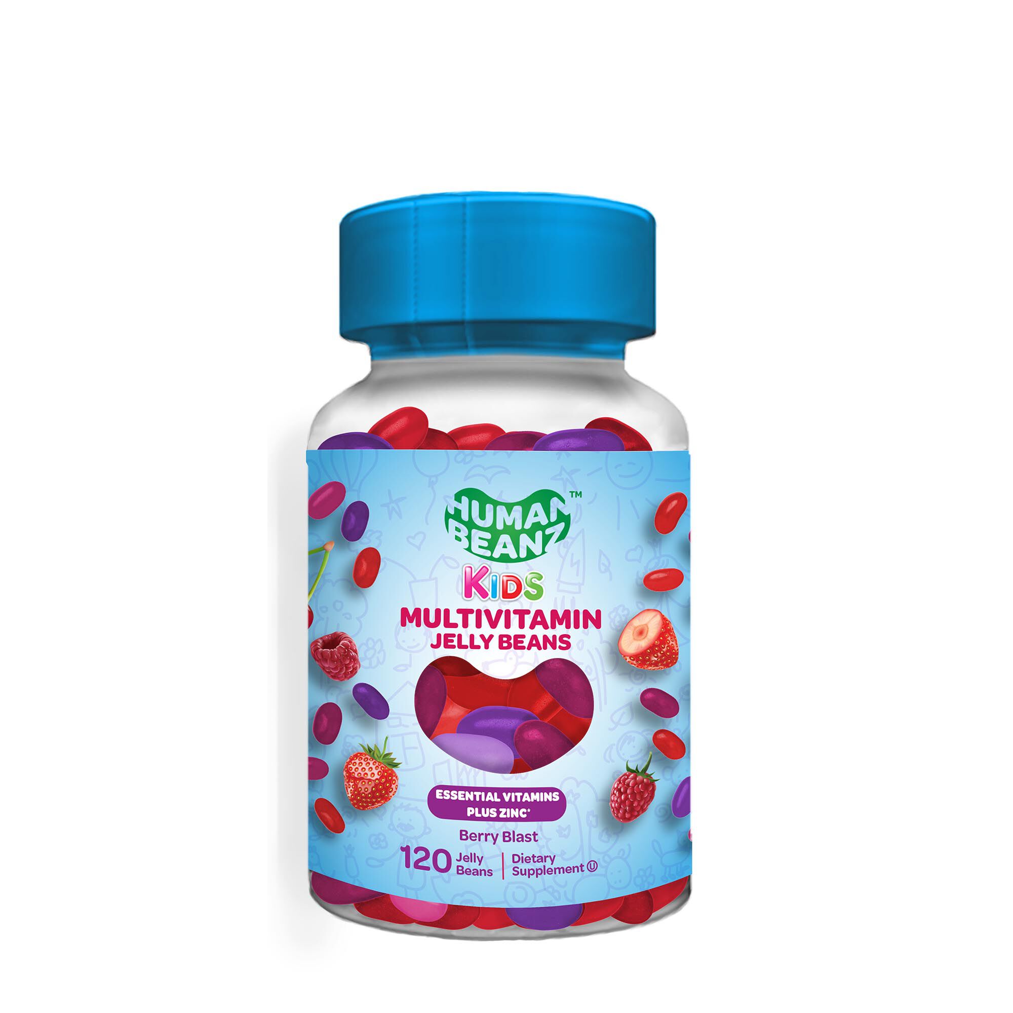 Kids Multivitamin Jelly Beans - Berry Blast - 120 Jelly Beans (60 Servings)  | GNC