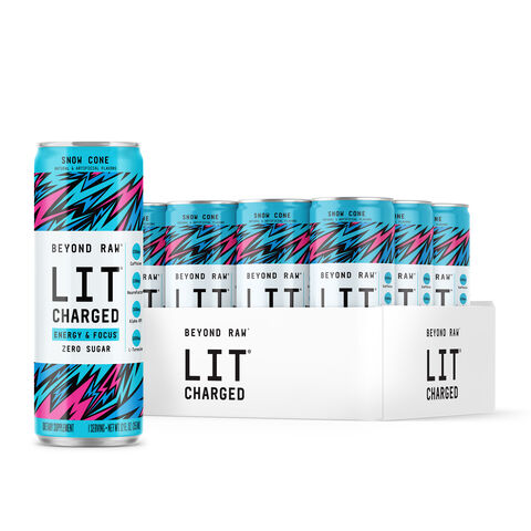 LIT Charged - Snow Cone - 12oz. &#40;12 Cans&#41;  | GNC