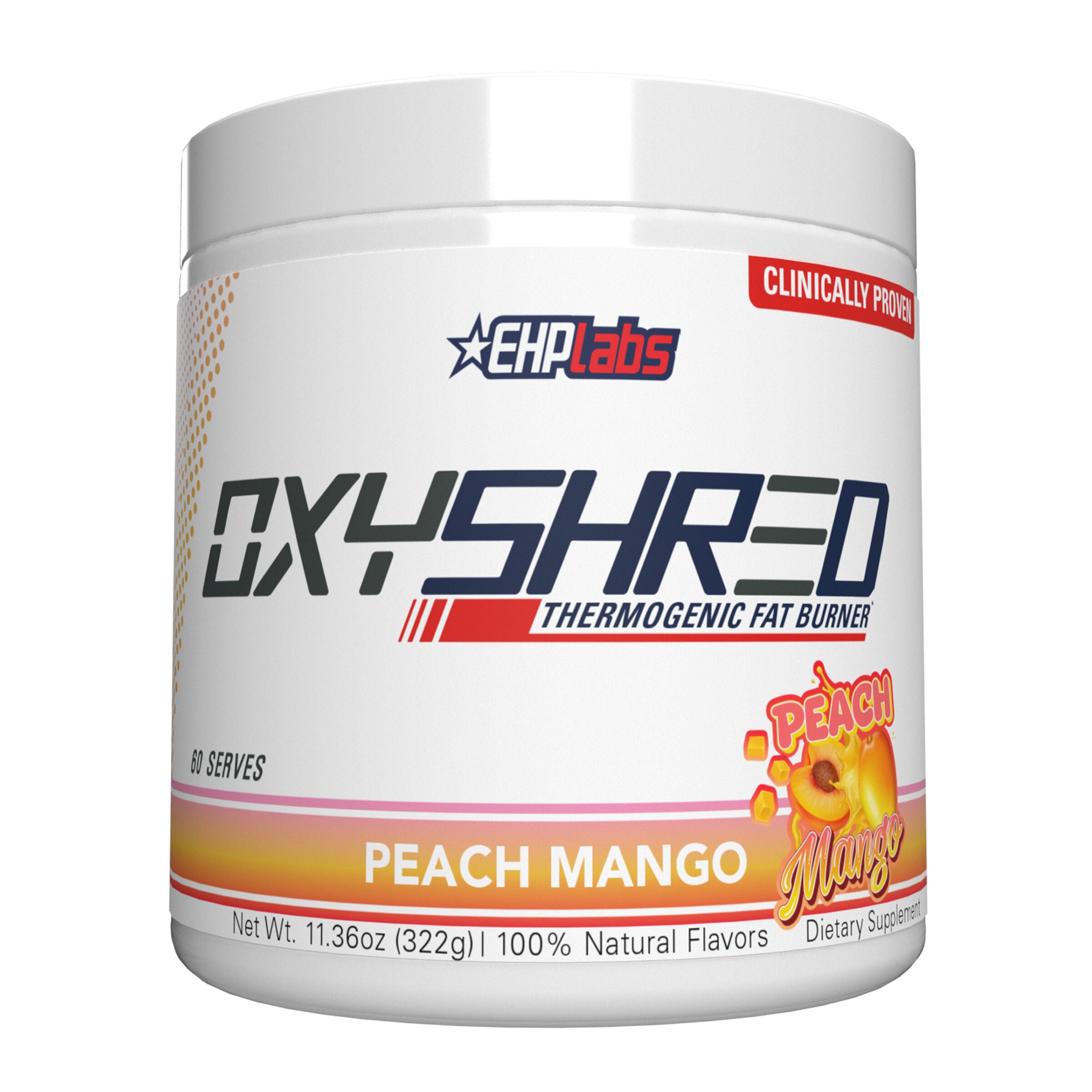 OxyShred - Peach Mango - 11.36 oz. (60 Servings) Peach Mango | GNC