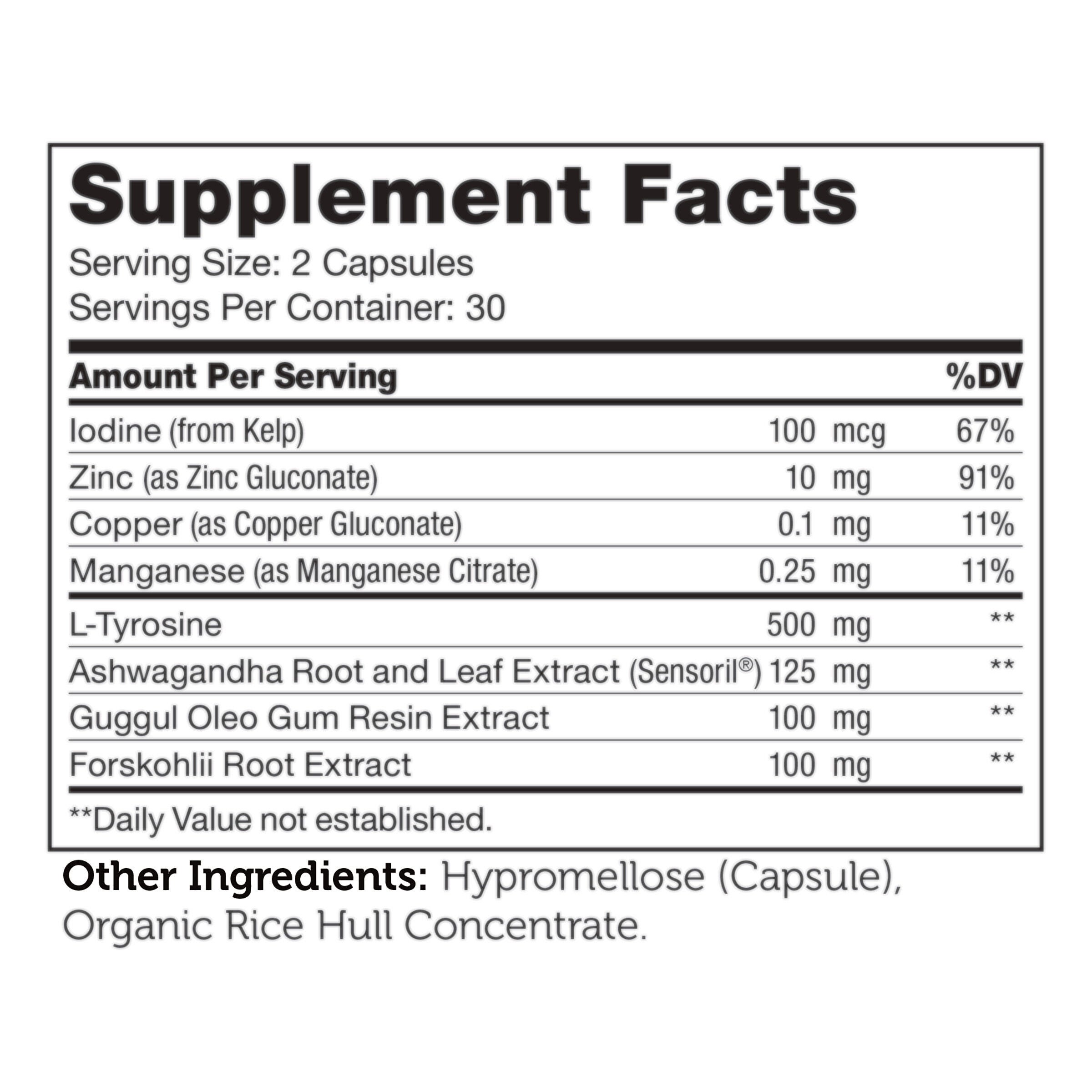 Thyraid - 60 Capsules (30 Servings)  | GNC