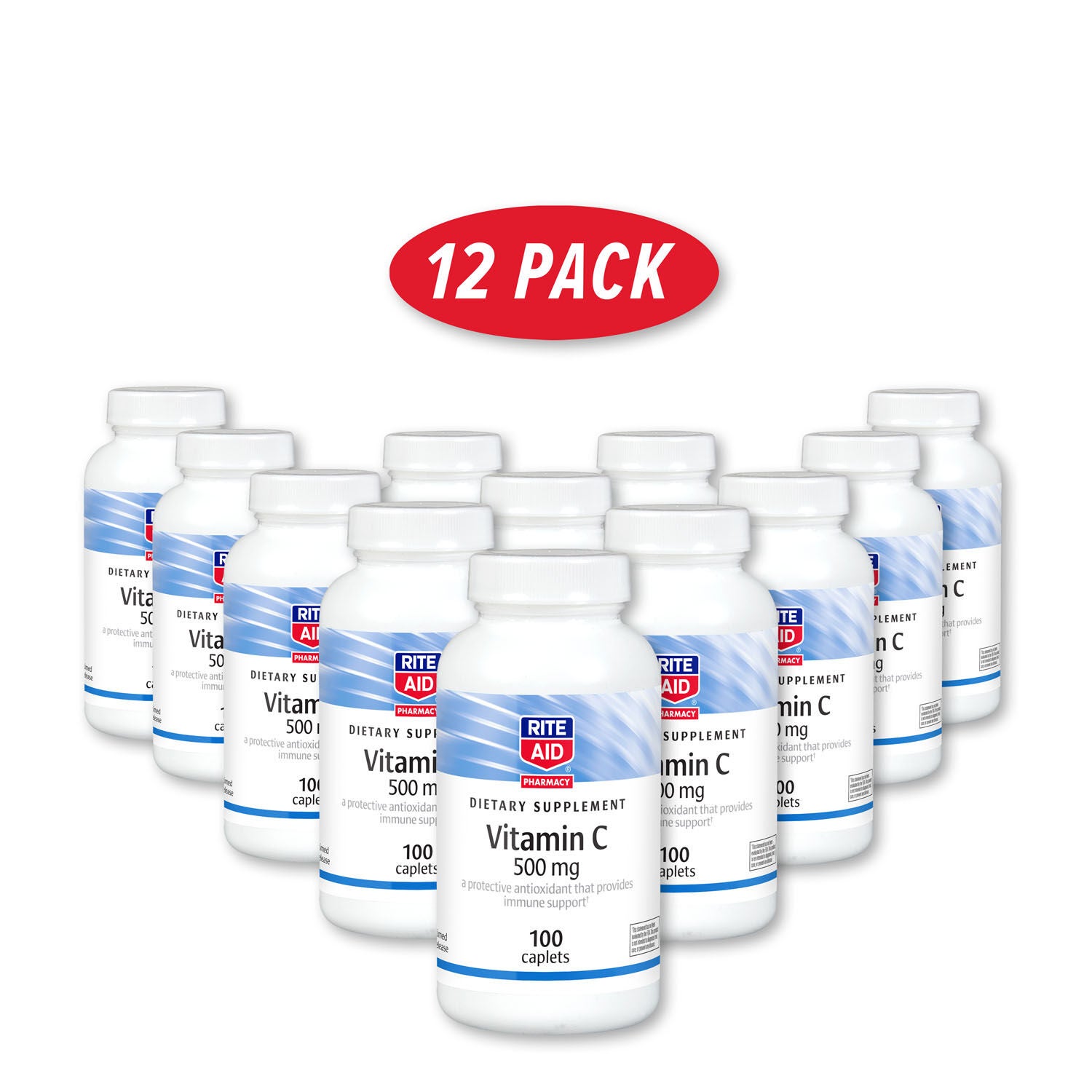 Vitamin C 500mg 12 Pack GNC