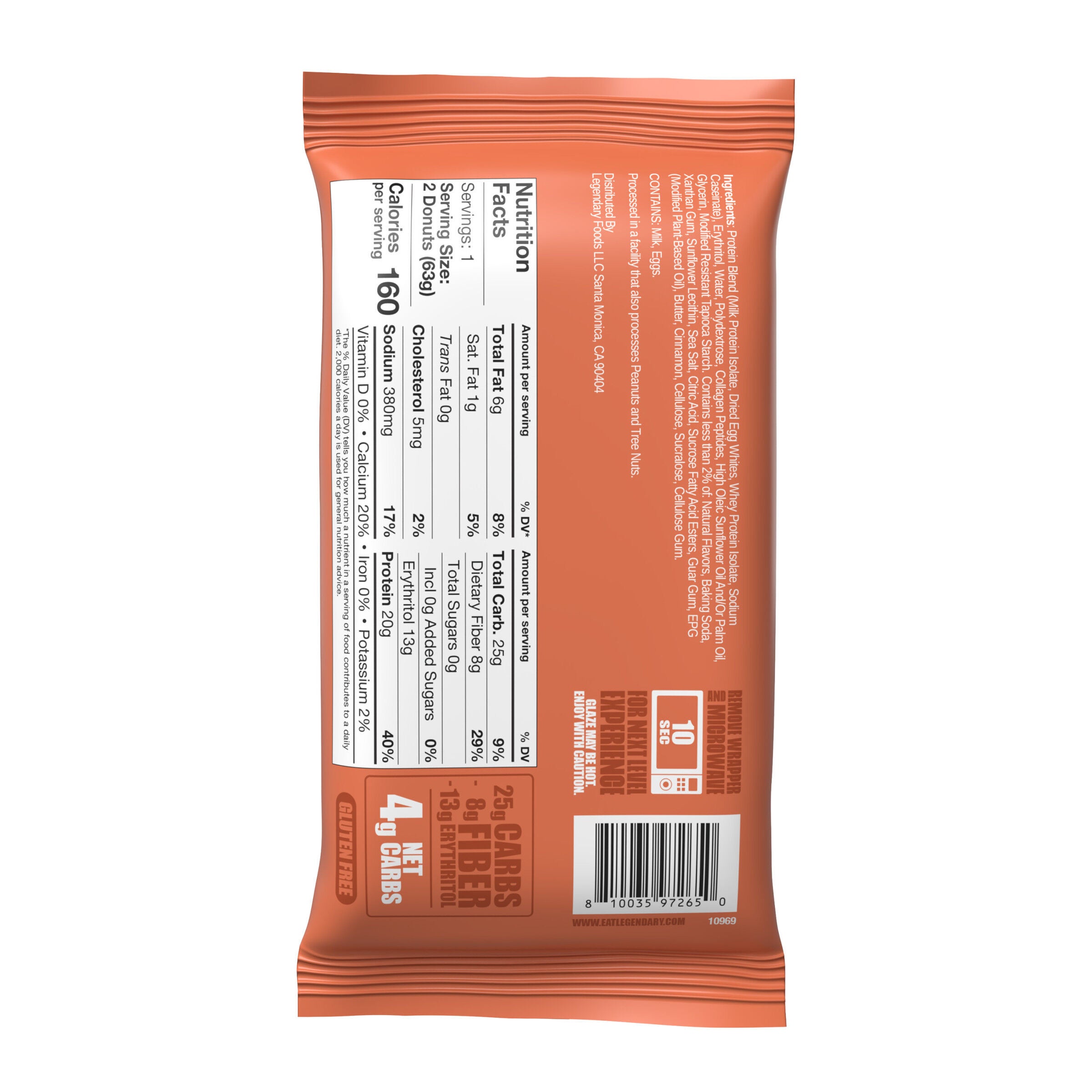 Protein Donut - Cinnamon Crumble (12 Donuts)