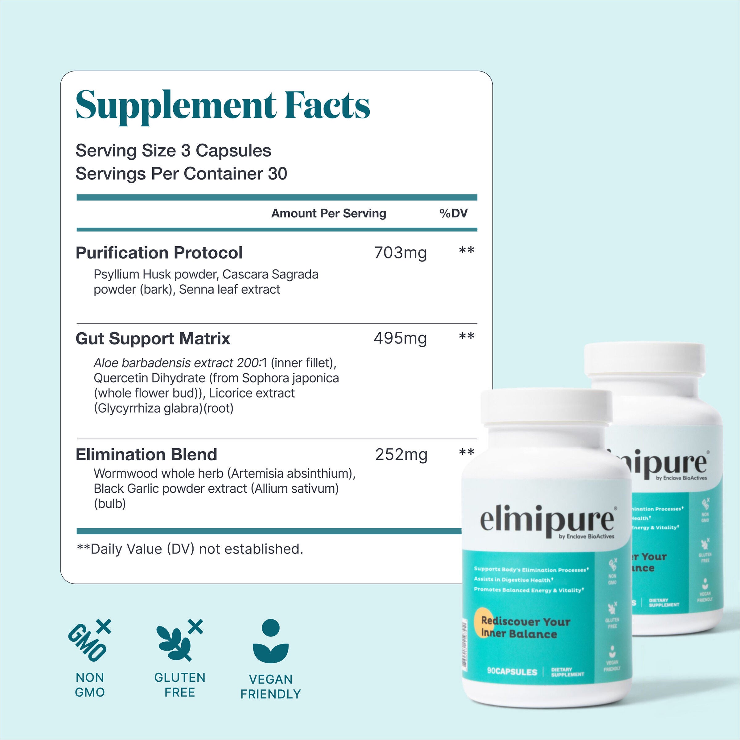 Elimipure - 90 Capsules (30 Servings)  | GNC
