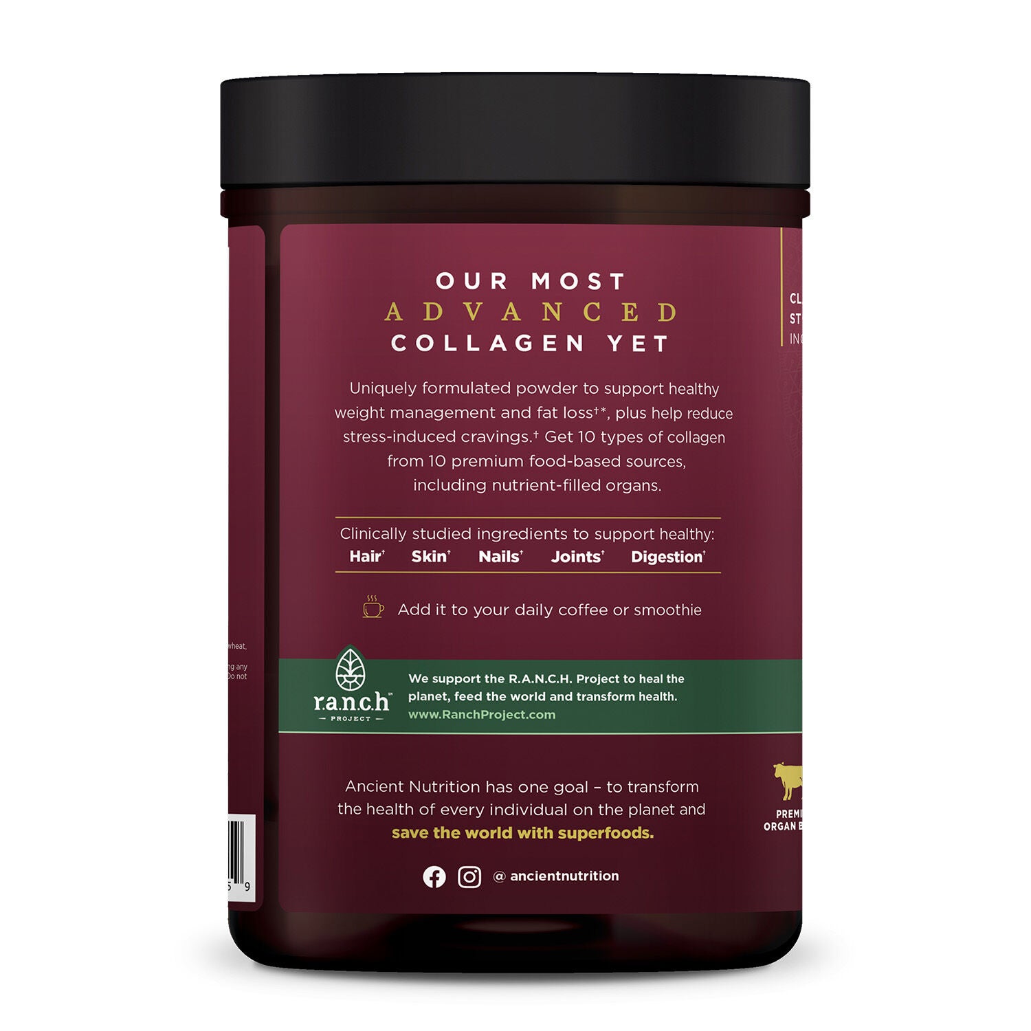 Ancient Nutrition Multi Collagen Advanced (25 Servings) | GNC