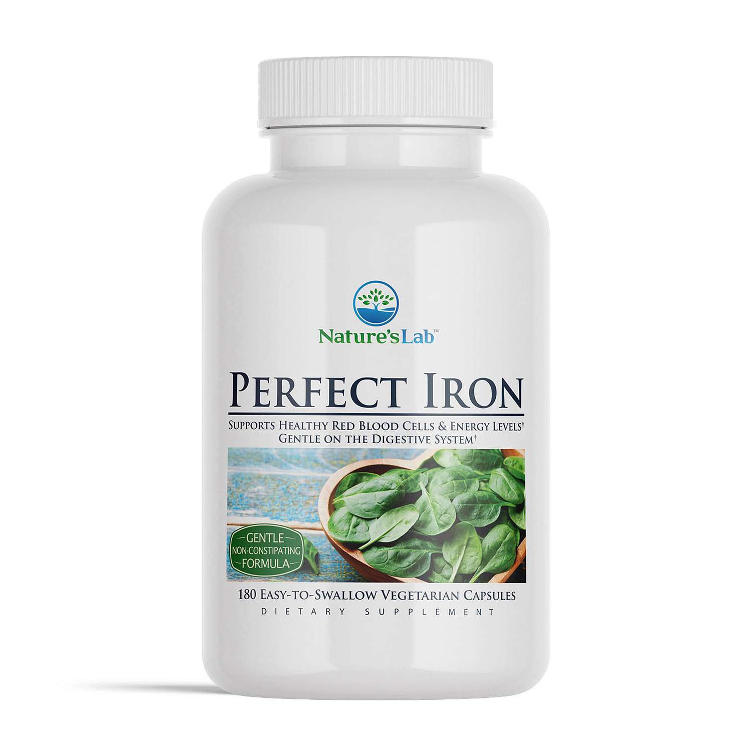 Perfect Iron - 180 Vegetarian Capsules (180 Servings)  | GNC
