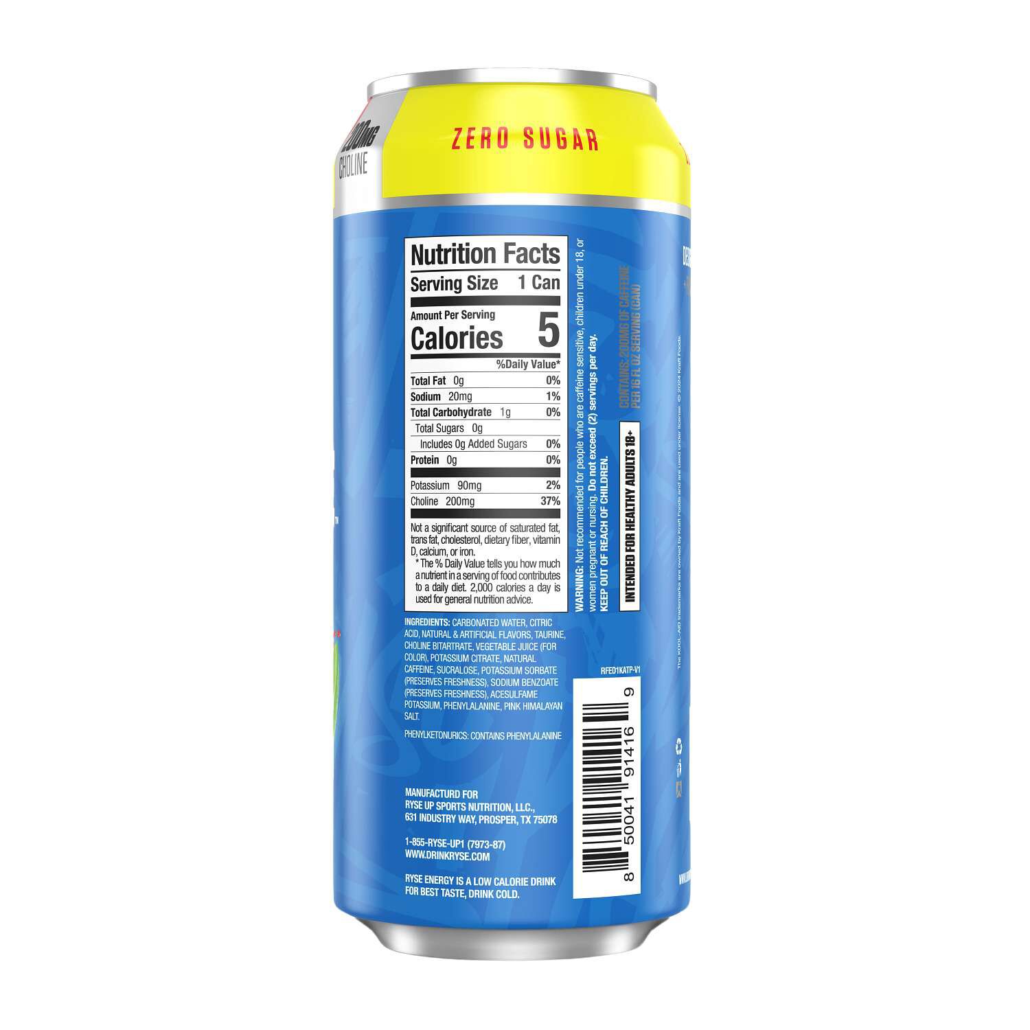 RYSE Fuel Energy Drink - Kool-Aid Tropical Punch (12 Servings) | GNC