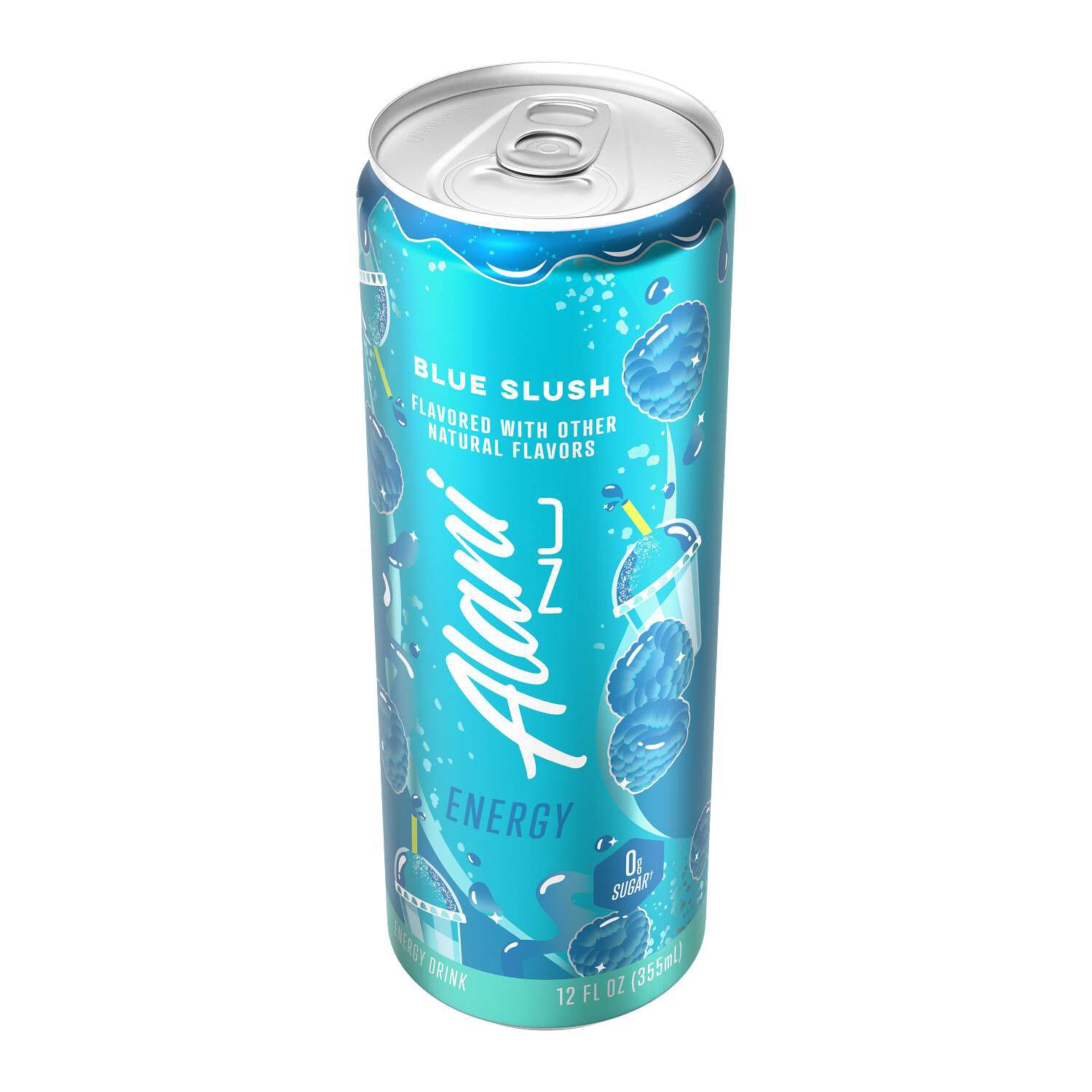 Energy Drink - Blue Slush 12 oz. (12 Cans)